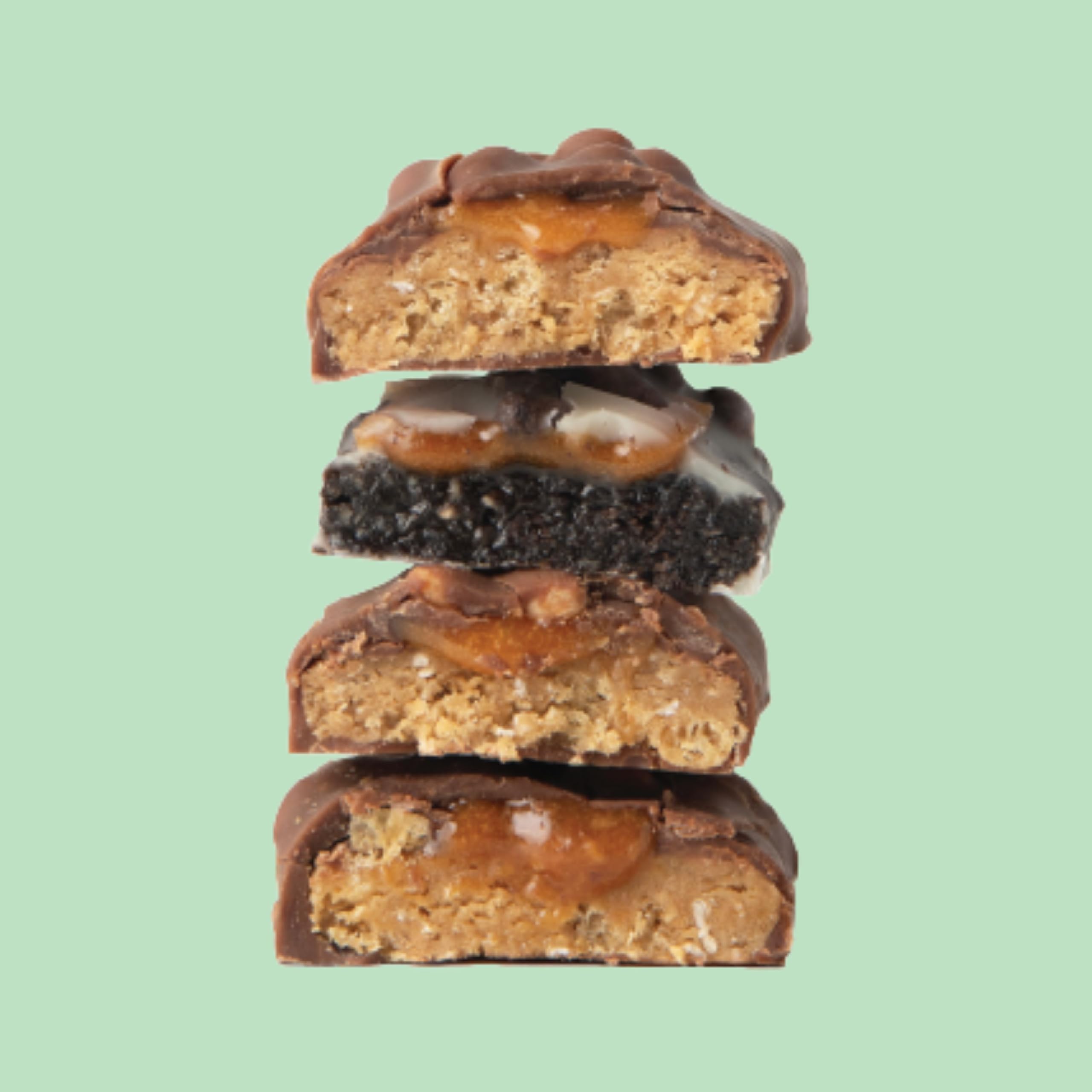 YuBi Bars - Protein Bars - 12 Bar Variety Pack - 100 Calories, 10g of Protein, Low Sugar, Low Carb, Palm Oil Free/Non-GMO, Gluten Free, Dairy Free, Healthy Snack, Non-GMO - 14.8oz (12 Pack, Variety Box) Yubi Bar buy supplements canada