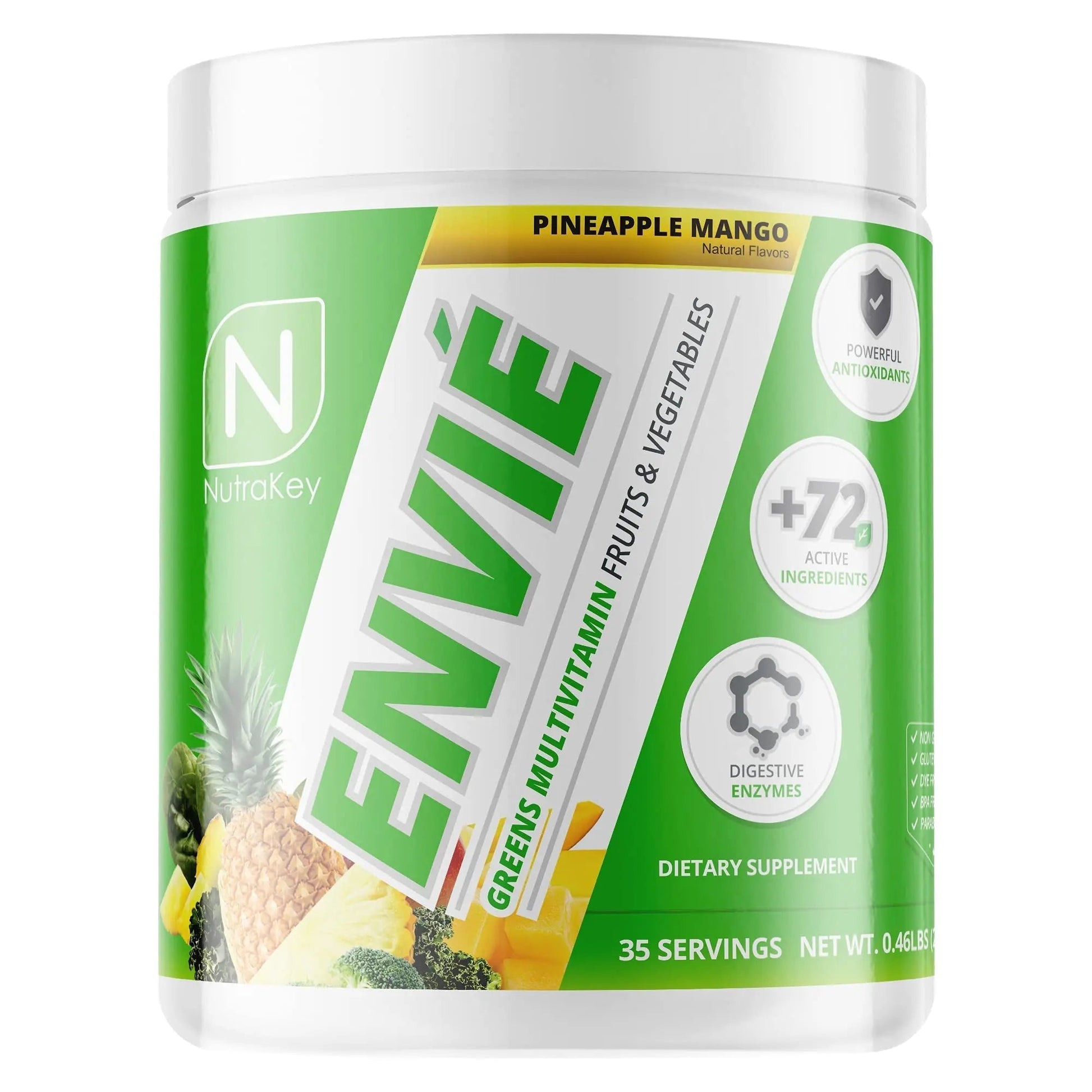 NutraKey Envie Multivitamin Powder, Keto MultiVitamin for Men and Women, Fruits, Greens, Antioxidants, Digestive Enzymes, Amino Acids NutraKey buy supplements canada