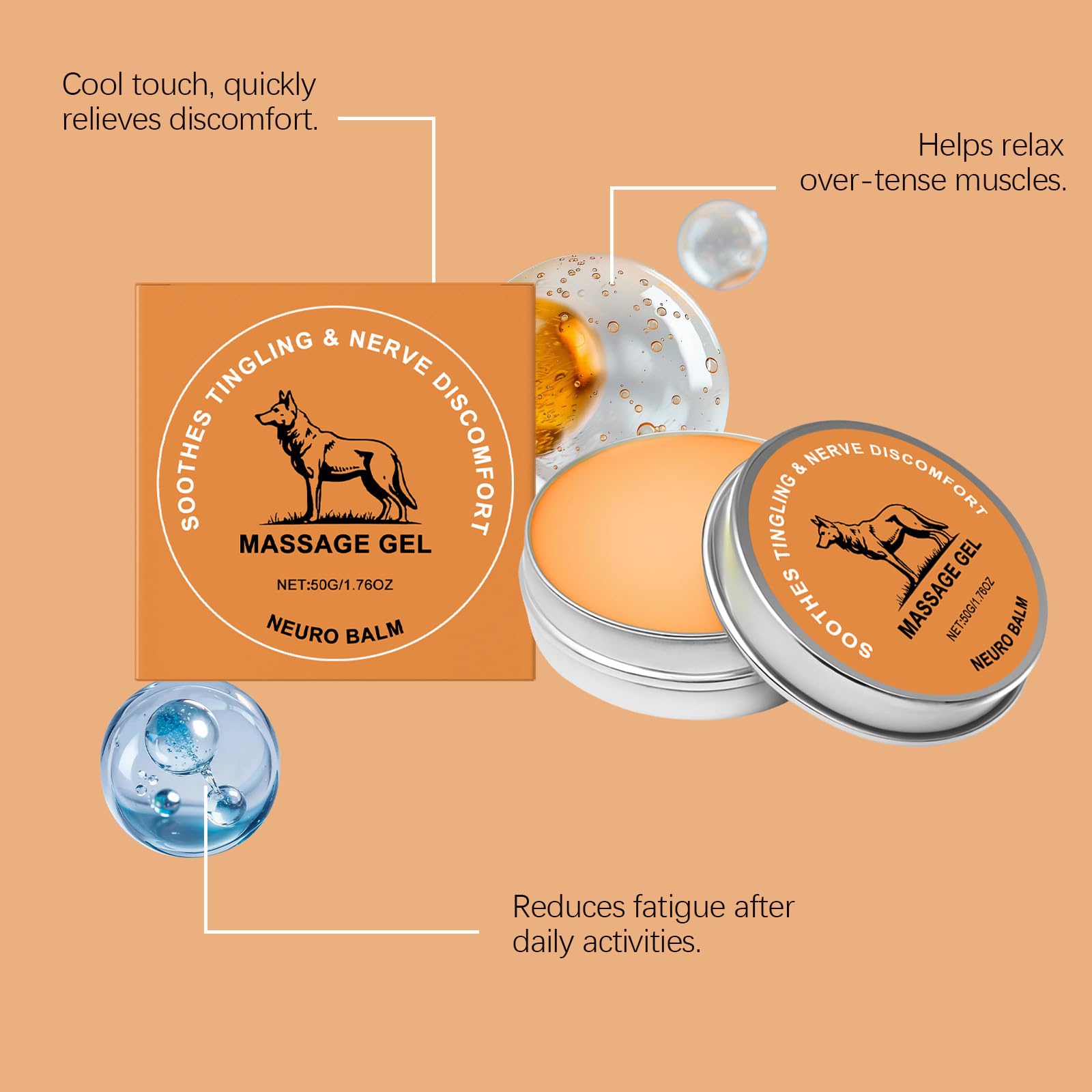 ZQDXSYN Neuro Balm, Joint & Muscle Soothing Cream, Joint Care Soothing Cream, Daily Body Care & Muscle Care (3PCS) ZQDXSYN buy supplements canada