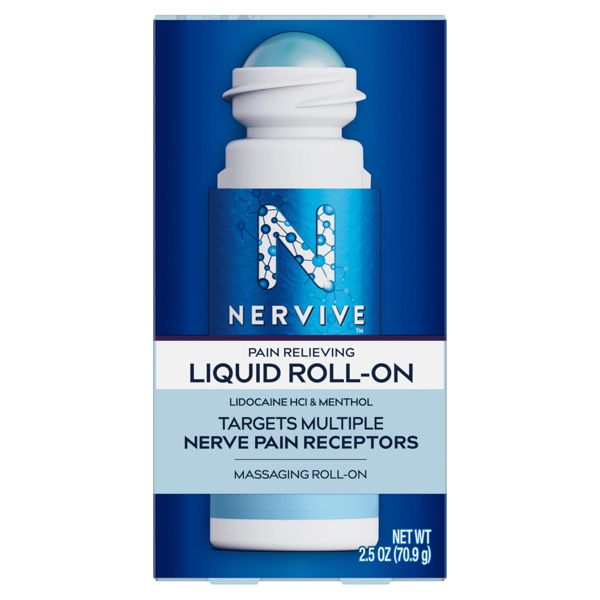 Nervive Pain Relieving Roll On, Lidocaine Roll On, Nervive Pain Relief, Lidocaine Topical, Foot Pain, Leg Pain, Hand Pain, Max Strength Formula, 2.5oz Nervive buy supplements canada