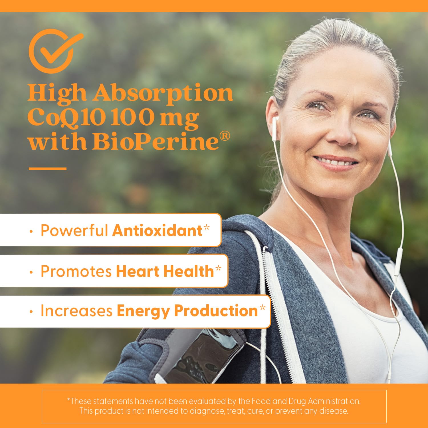 Doctor's Best High Absorption CoQ10 with BioPerine Supplement - Coenzyme Q10 Softgels for Heart Health & Antioxidant Support, Naturally Fermented CoQ10 100mg Doctor's BEST buy supplements canada