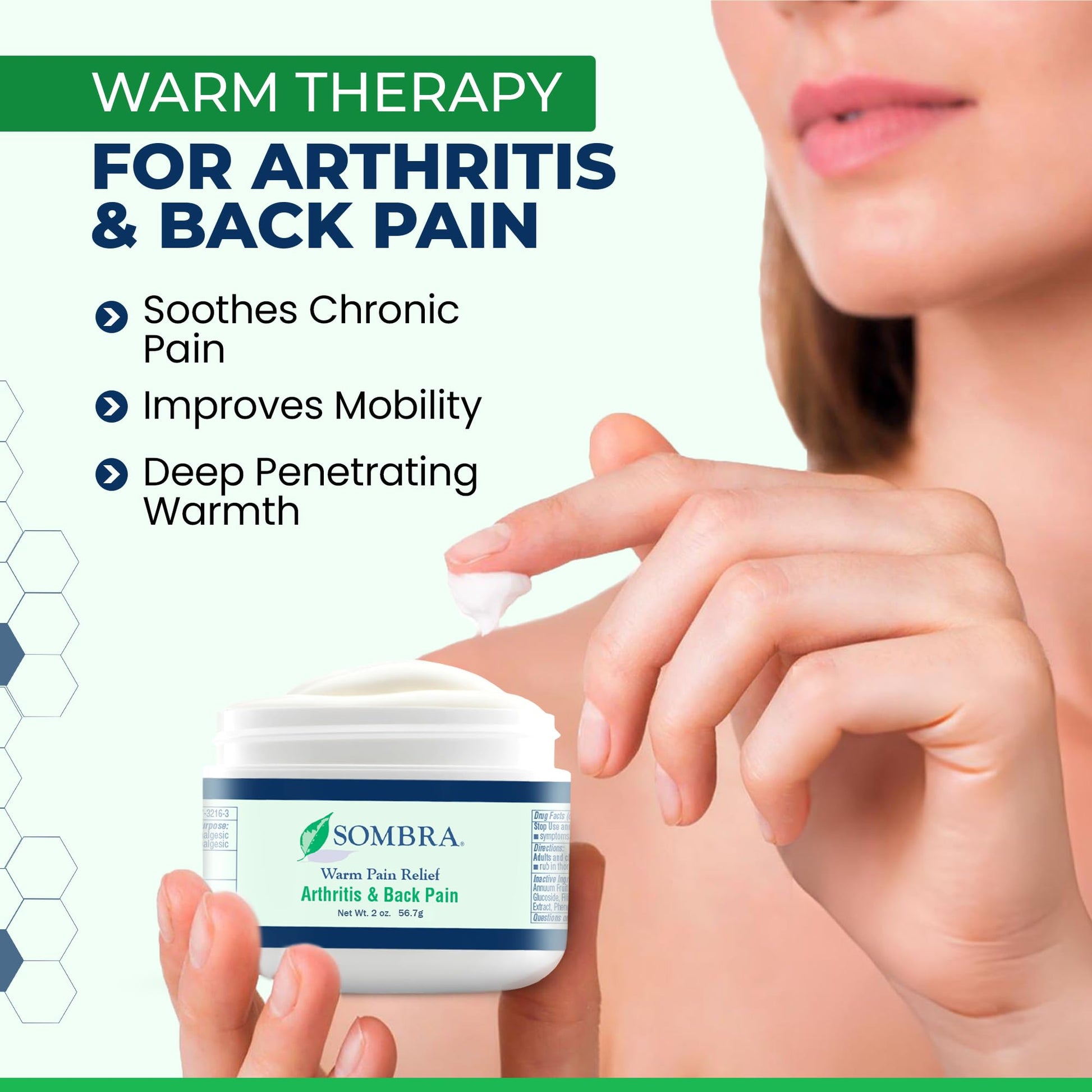 Sombra Warm & Cool Pain Relief Gel, Warm Relief for Arthritis and Chronic Pain Pre-Workout Muscle Rub, Cold for Swelling, Soreness, Post-Workout, Free of Artificial Fragrances, 2oz Per Jar Sombra buy supplements canada