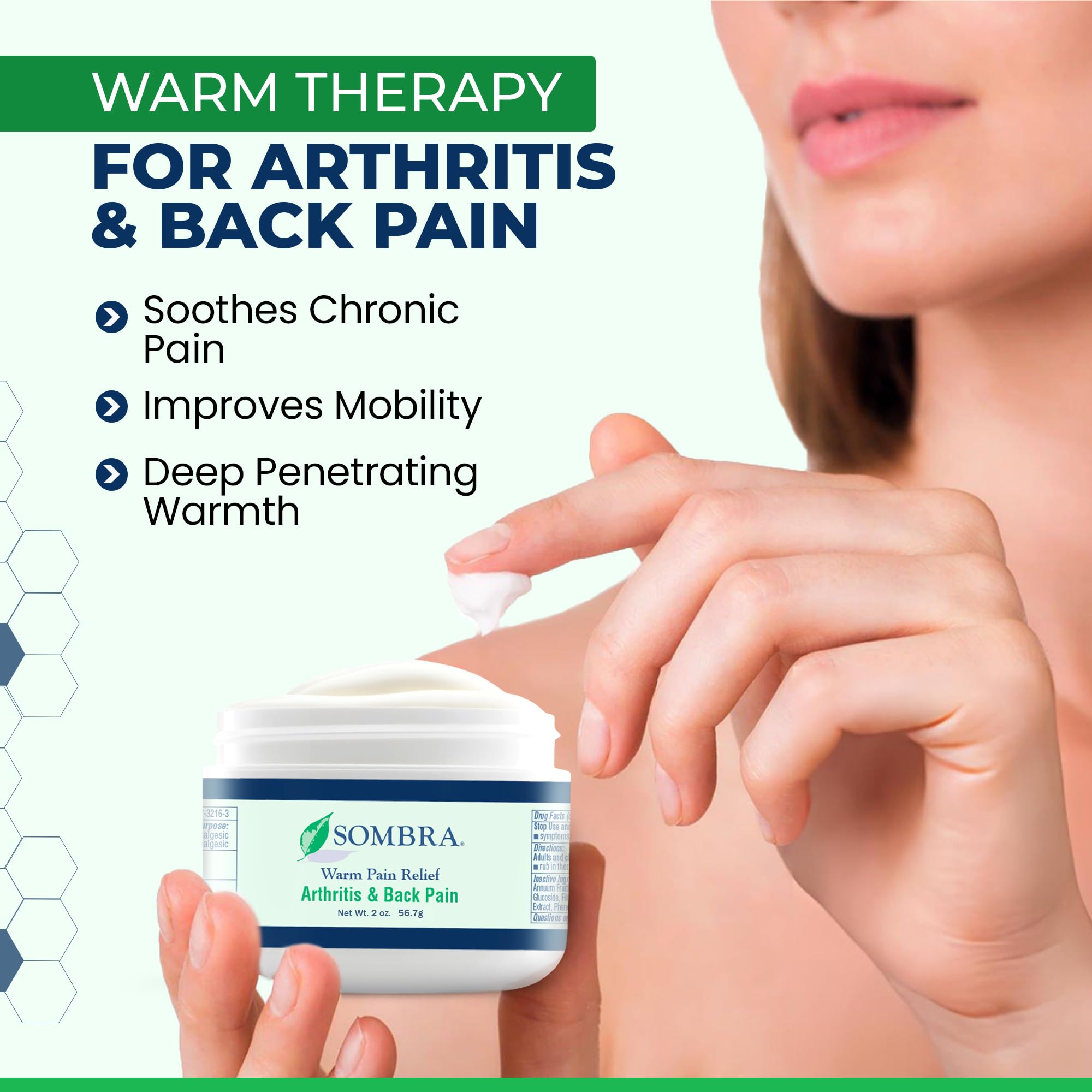 Sombra Warm & Cool Pain Relief Gel, Warm Relief for Arthritis and Chronic Pain Pre-Workout Muscle Rub, Cold for Swelling, Soreness, Post-Workout, Free of Artificial Fragrances, 2oz Per Jar Sombra buy supplements canada