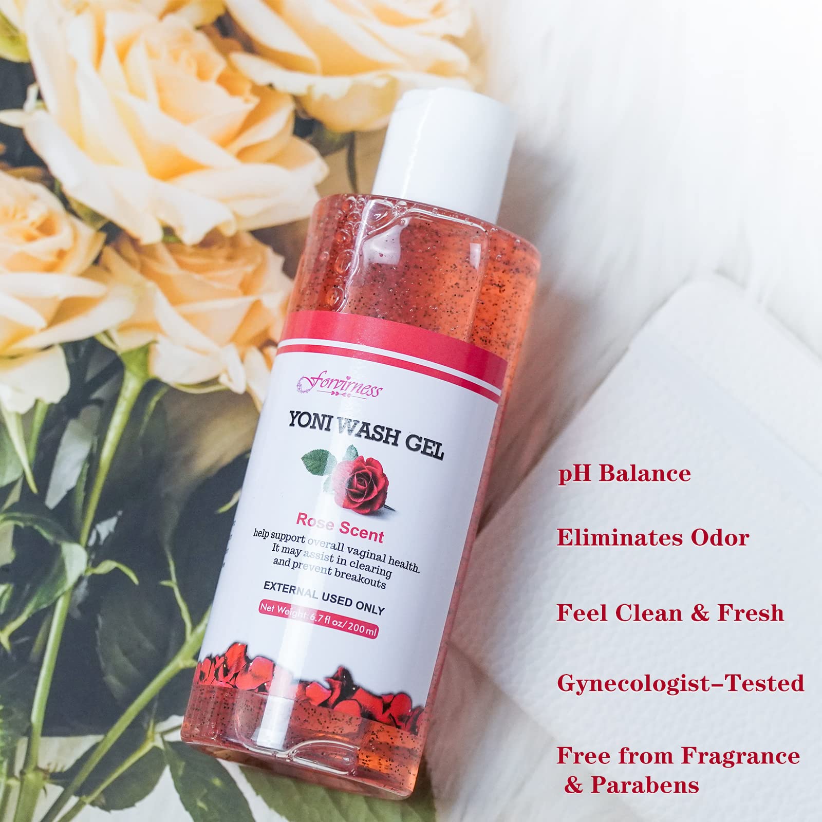 forvirness Feminine Wash with Cleaning Factor, Vaginal Wash - Clean, Remove Odor, pH Balance forvirness buy supplements canada