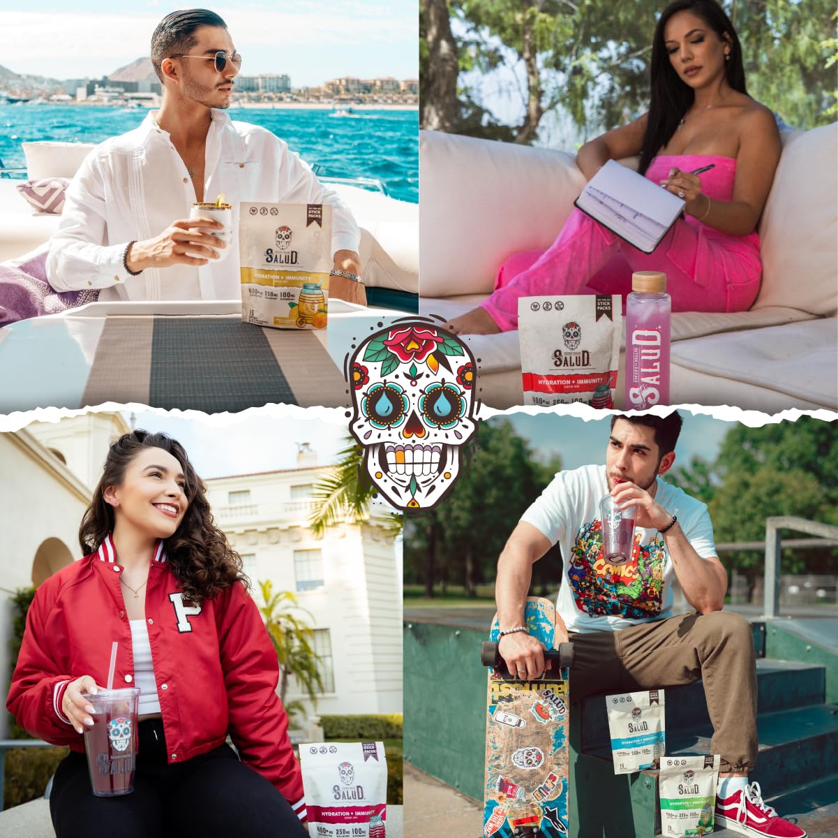 Salud 2-in-1 Hydration Packets + Immunity Electrolytes Powder, Mango - Agua Fresca Drink Mix, Elderberry, Dairy & Soy Free, Non-GMO, Gluten Free, Taste Salud buy supplements canada