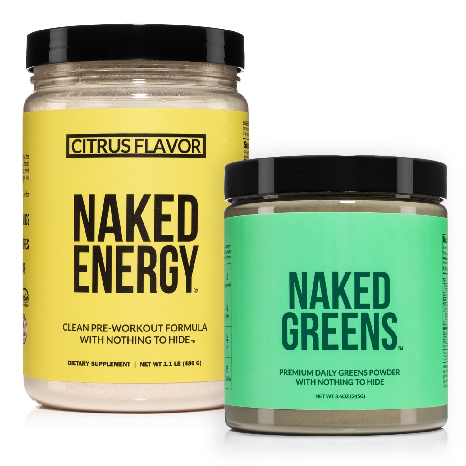 NAKED nutrition Vegan Energizing Bundle: Naked Citrus Energy Super Greens Powder NAKED nutrition buy supplements canada