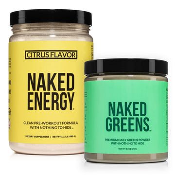 NAKED nutrition Vegan Energizing Bundle: Naked Citrus Energy Super Greens Powder NAKED nutrition buy supplements canada