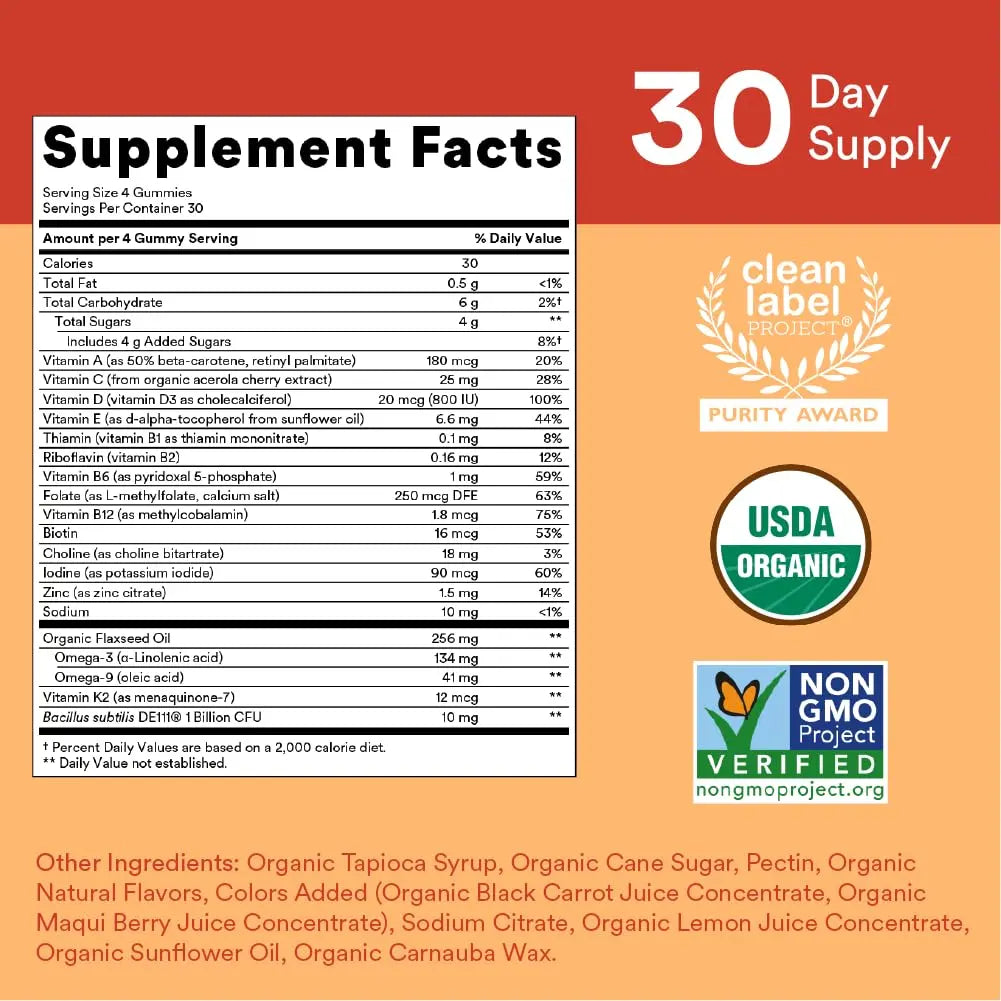 SmartyPants Organic Kids Multivitamin Gummies: Probiotics & Garden of Life Dr. Formulated Probiotics Organic Kids+ Plus Vitamin C & D - Berry Cherry - Gluten SmartyPants buy supplements canada