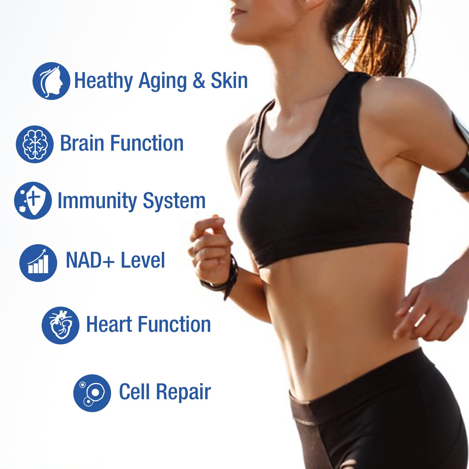 DUCRKACS NAD Supplement - NAD Nicotinamide Riboside Resveratrol 1000mg for Men Women, Liposomal NAD Plus for Energy Anti-Aging, NR Supplement for Energy, Focus, Boost NAD+ DUCRKACS buy supplements canada
