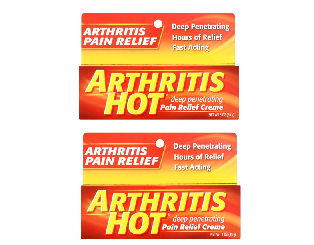 Arthritis Hot Pain Relief Creme 3 oz (Pack of 2) Chattem buy supplements canada