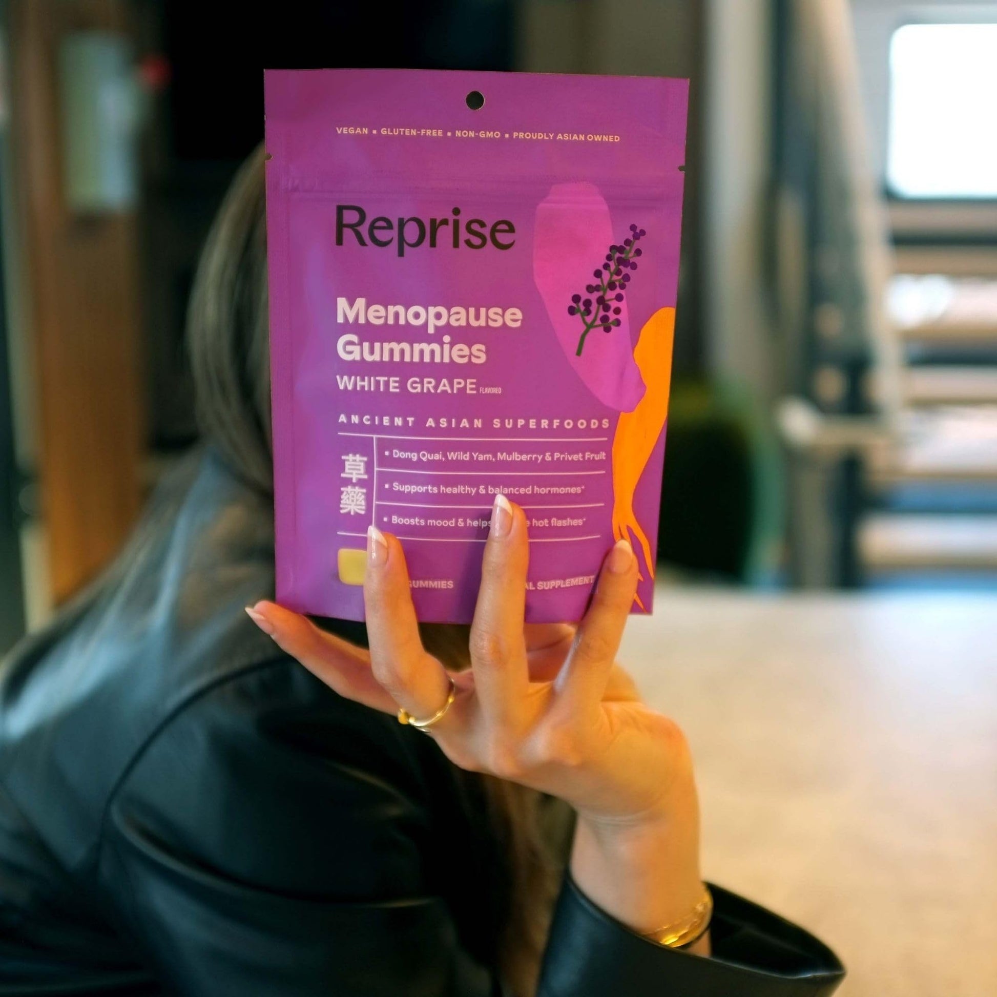 Menopause Gummies for Women | Healthy, Balanced Hormones | Reduce Hot Flashes, Night Sweats | Boosts Mood, Vitality, Energy| Dong Quai, Wild Yam, Mulberry, Privet Fruit | Low Sugar Chews, 60 Gummies Reprise buy supplements canada