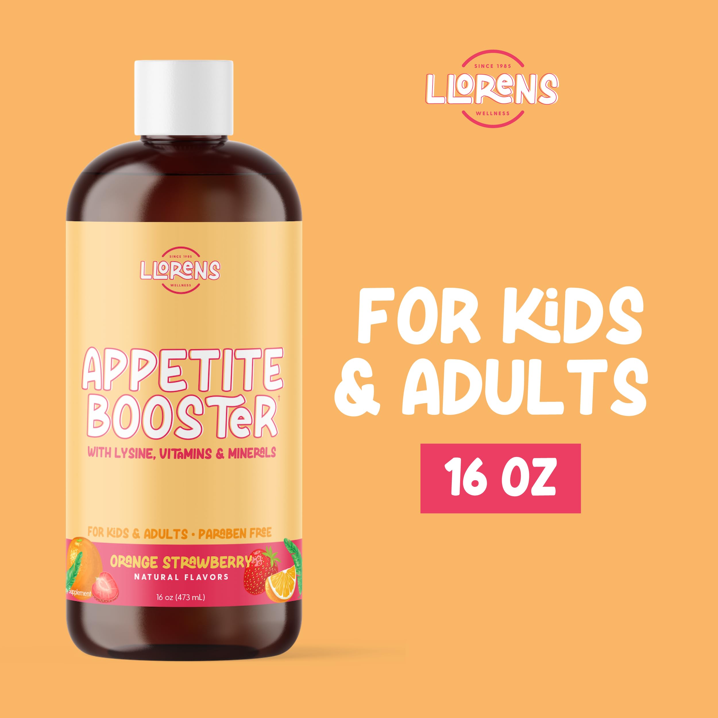 Appetite Booster Weight Gainer for Kids, 16 Fl Oz, Natural Orange Strawberry By Llorens Wellness LLORENS PHARMACEUTICAL buy supplements canada