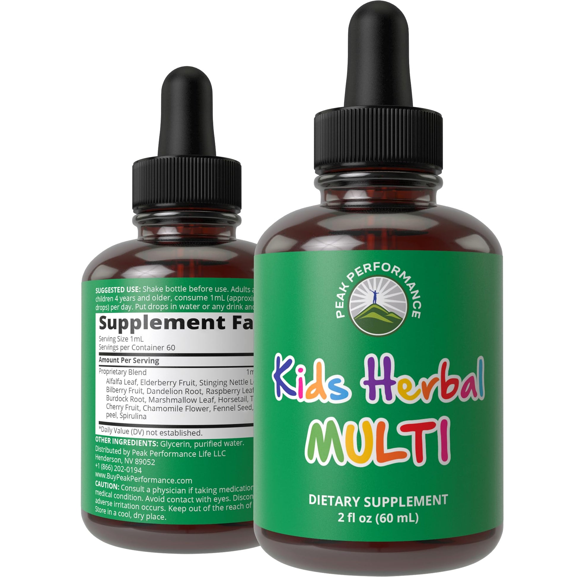Kids Vitamins from Herbs. Liquid Kids Herbal Multivitamin. No Bitter Taste. Sugar Free 14-in-1 Vegan Supplement Drops for Toddlers, Children, Teens. Mixed in Water They Won't Even Taste It Peak Performance buy supplements canada