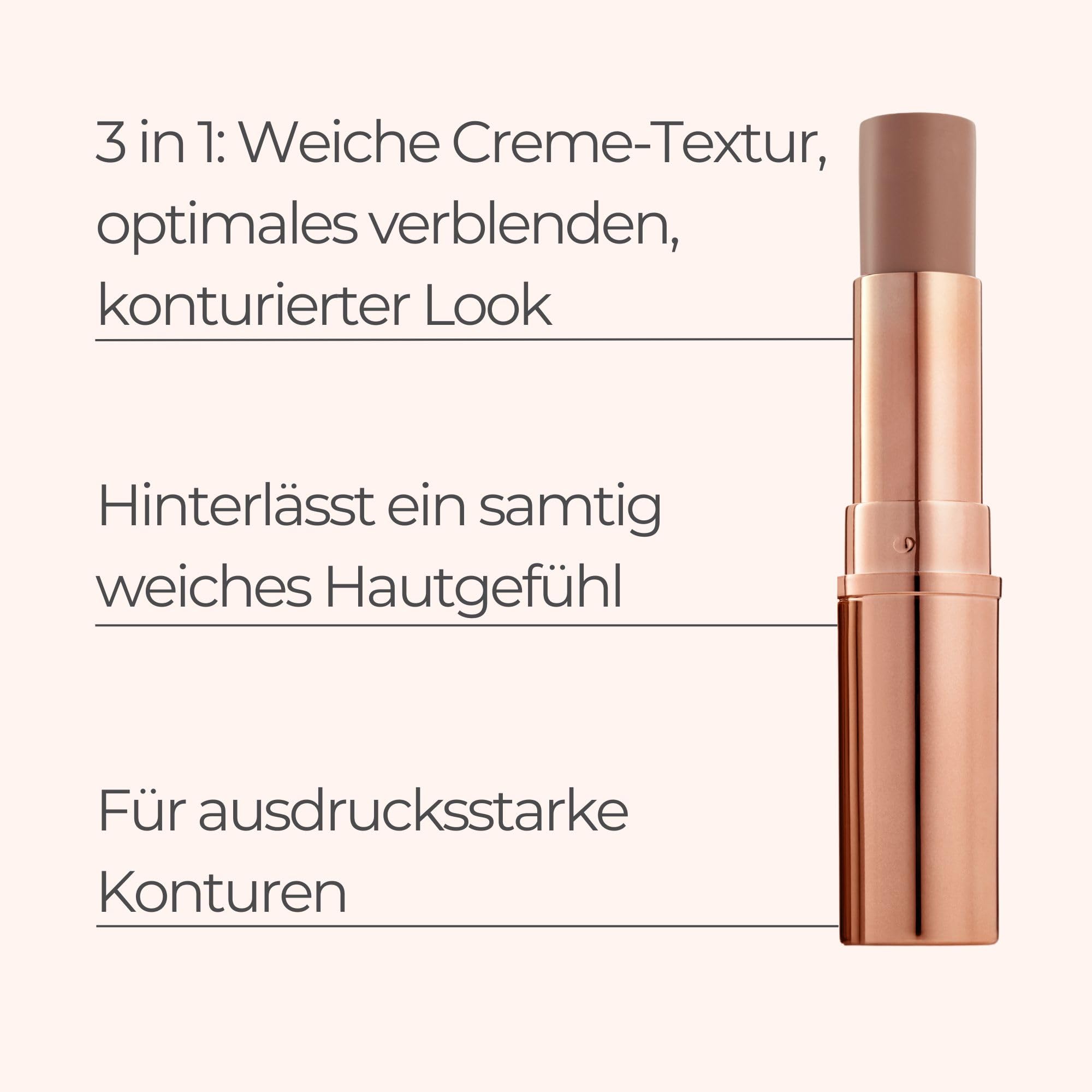 M. Asam MAGIC FINISH Cream Contour Stick medium-dark (0.28 Oz)- creamy contour stick for a defined face shape, creates optical shadows, bronzer stick with moisturizing hyaluronic acid, vegan M. Asam buy supplements canada