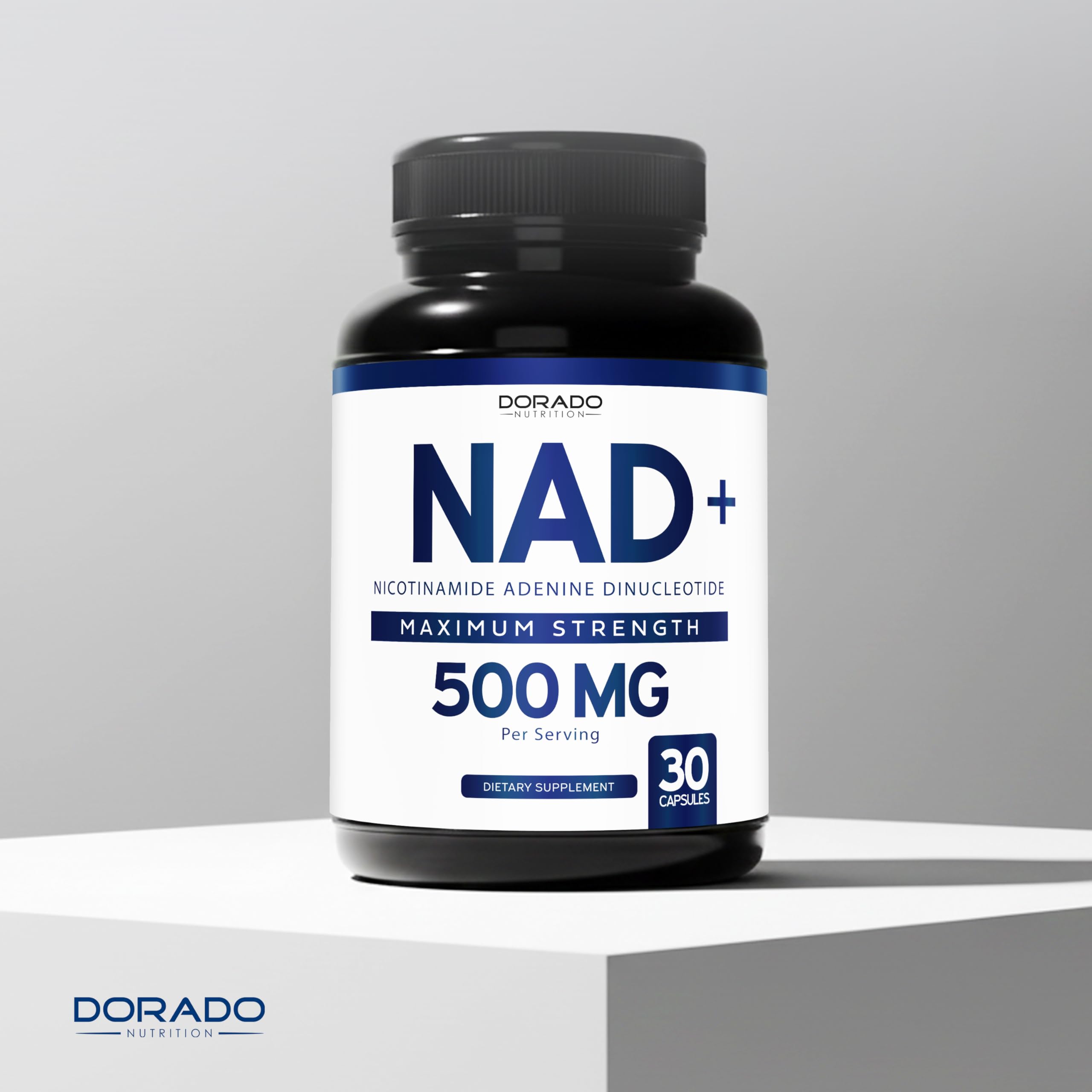 NAD Supplement (500mg of 95% Pure NAD+ Per Serving) NMN Supplement, NAD Nicotinamide Riboside Support (Third Party Tested, Vegan Safe, Non-GMO, No Fillers, & Made in the USA - 30 Vegan Capsules) DORADO NUTRITION buy supplements canada