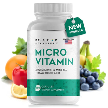 Dr Brad Stanfield Daily Low Dose MultiVitamin & Mineral for Men & Women to Support Cognitive Performance & Memory + Hyaluronic Acid for Skin Health Dr Brad Stanfield buy supplements canada
