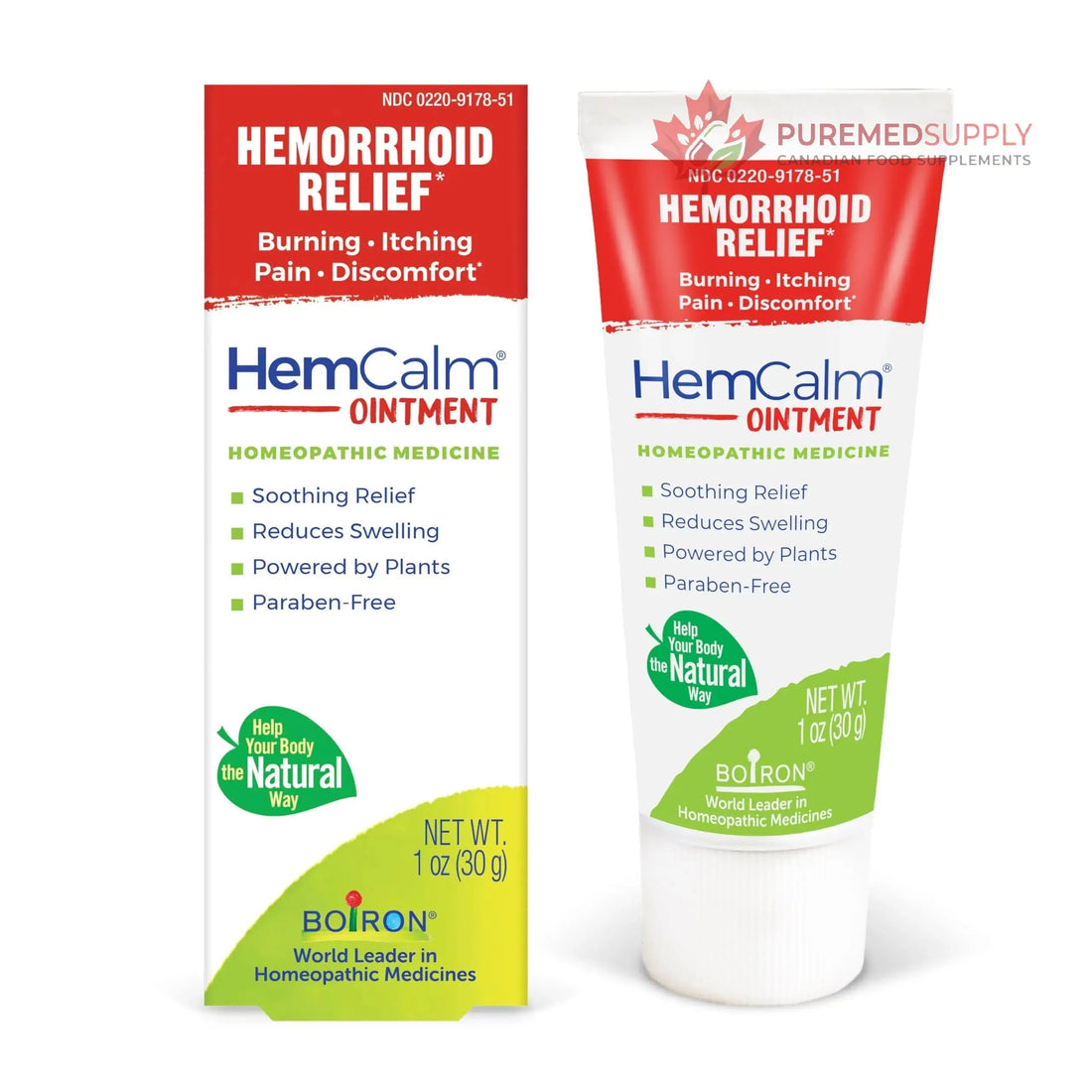 Boiron HemCalm Ointment for Hemorrhoid Relief of Pain, Itching, Swelling or Discomfort - 1 oz Boiron buy supplements canada