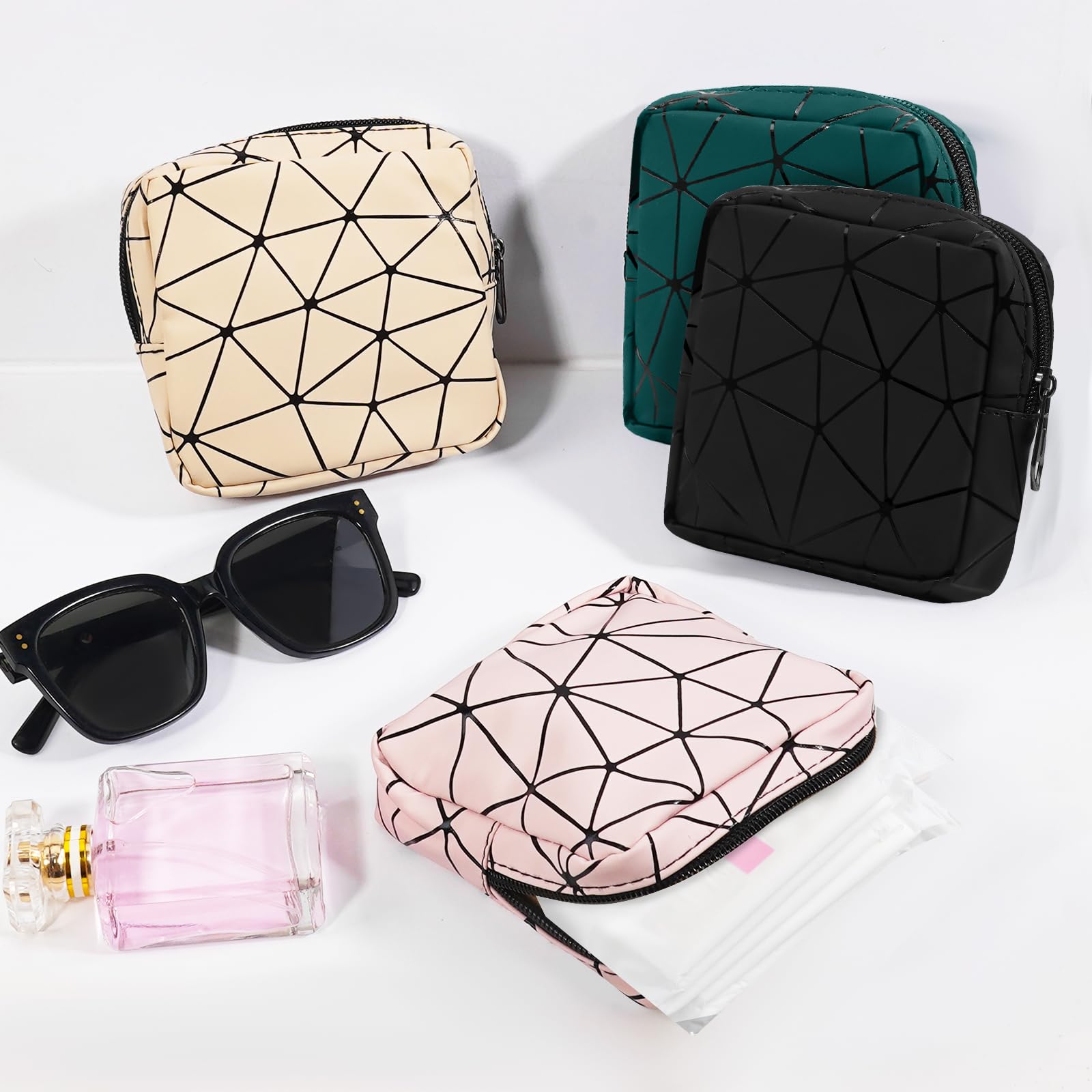 Yazabai Sanitary Napkin Storage Bag Pouch 4PCS Pads and Tampons Bags Pouches Portable Yazabai buy supplements canada
