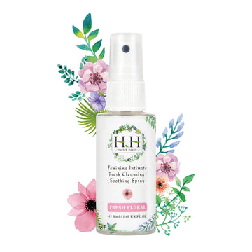 HH Herb&Health Feminine Deodorant Spray - Natural Essential Oil Intimate Soothing Mist - Floral HH Herb & Health buy supplements canada