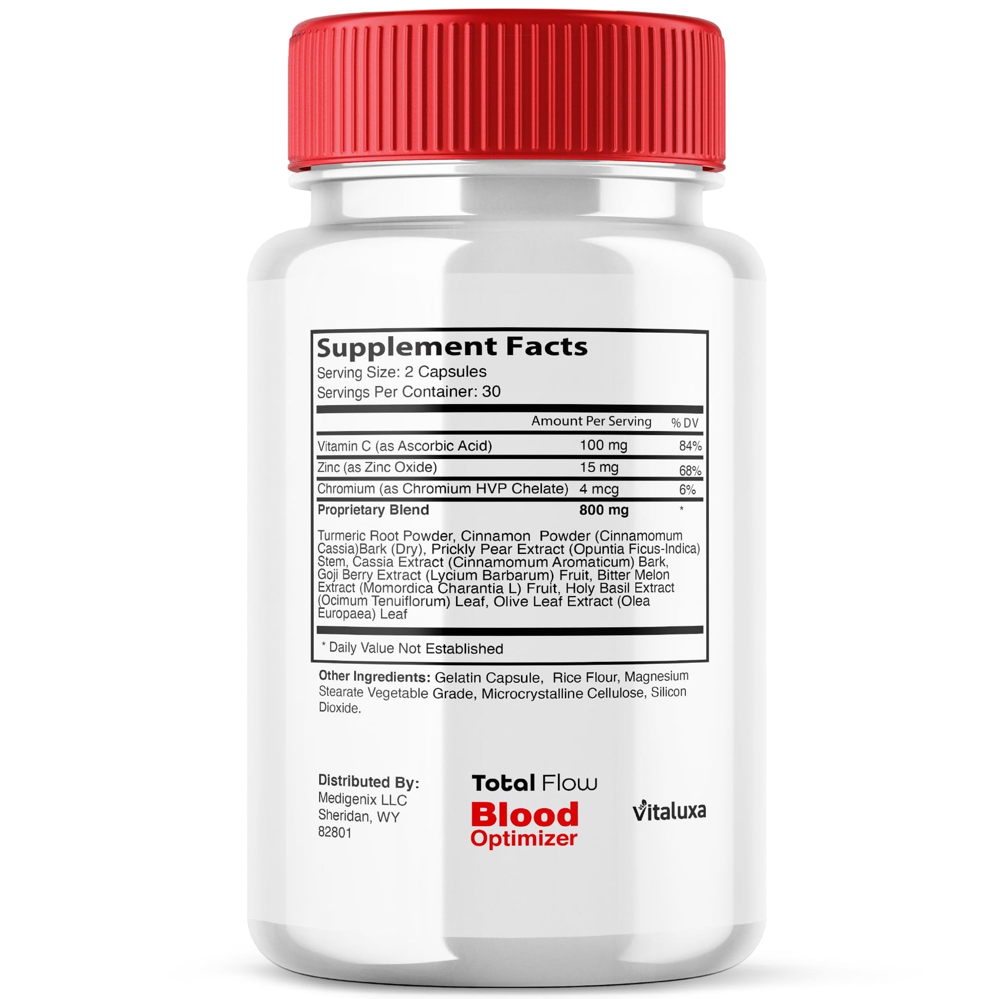 Total Flow Blood Balance, TotalFlow Blood Support Capsules Supplement Advanced Formula All Natural Optimizer Maximum Strength Daily Health Wellness, TotalFlo Premium Blend Pills (60 Capsules) Vitaluxa buy supplements canada