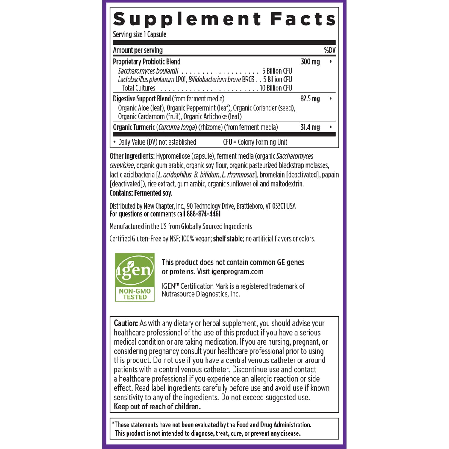 New Chapter Probiotic All-Flora - 30 ct (1 Month Supply) for Advanced Digestion New Chapter buy supplements canada