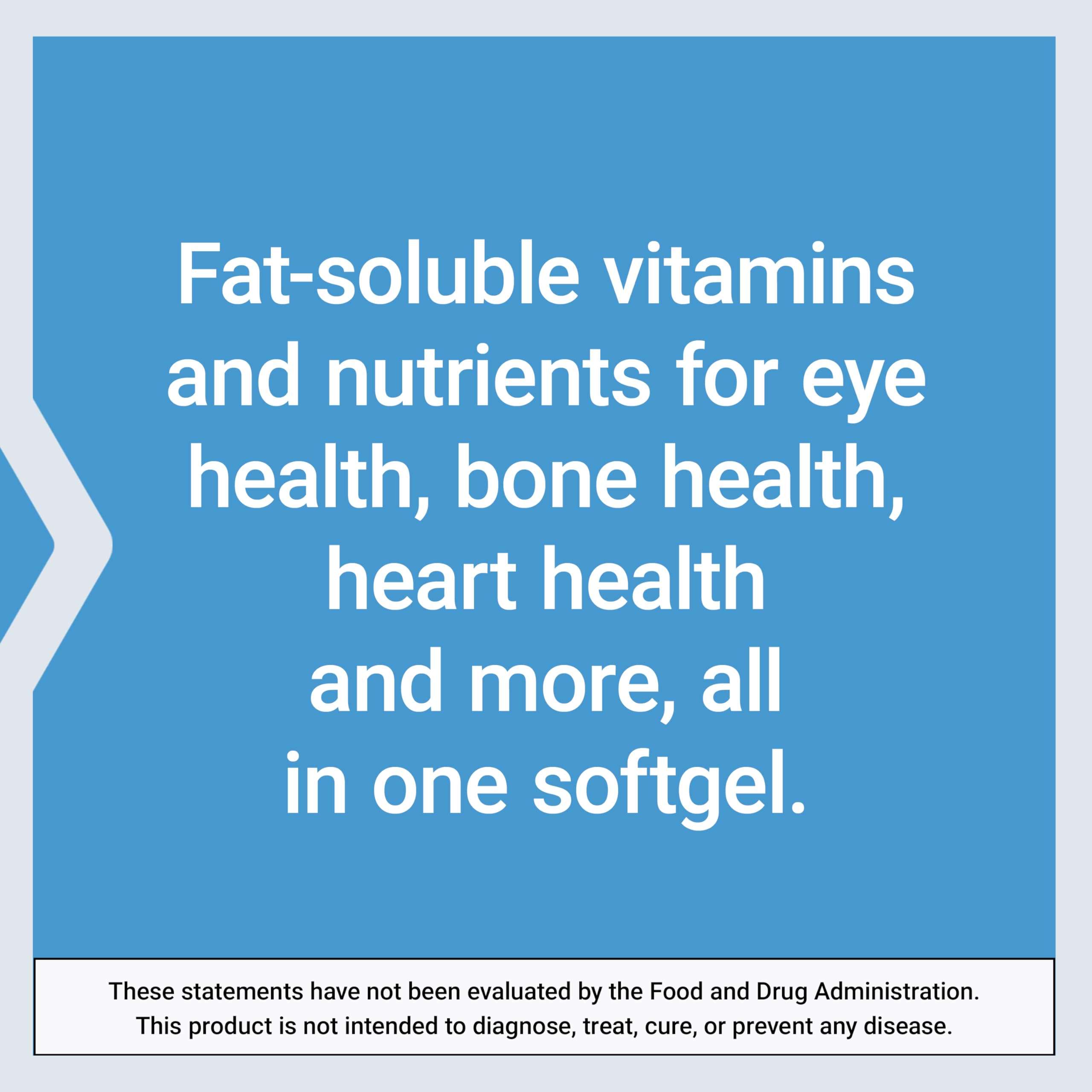 Life Extension Once-Daily Health Booster, Vitamins E, K1 & K2, phospholipids, Fat-Soluble nutrients for Eye Health, Bone Health, Heart Health, Gluten-Free, 1 Daily, Non-GMO, 30 softgels Life Extension buy supplements canada