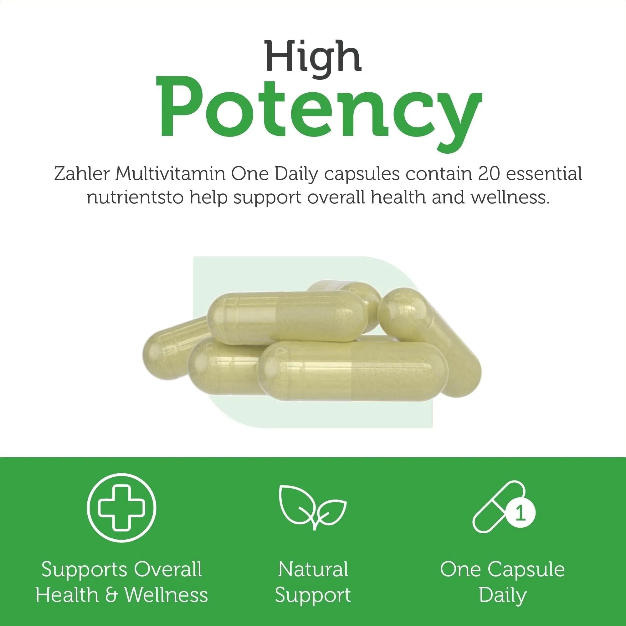 Zahler - One Daily Vegan Multivitamins for Women & Men (60 Count) Kosher Essential Vitamins & Minerals with Whole Food Spectra Blend Zahler buy supplements canada