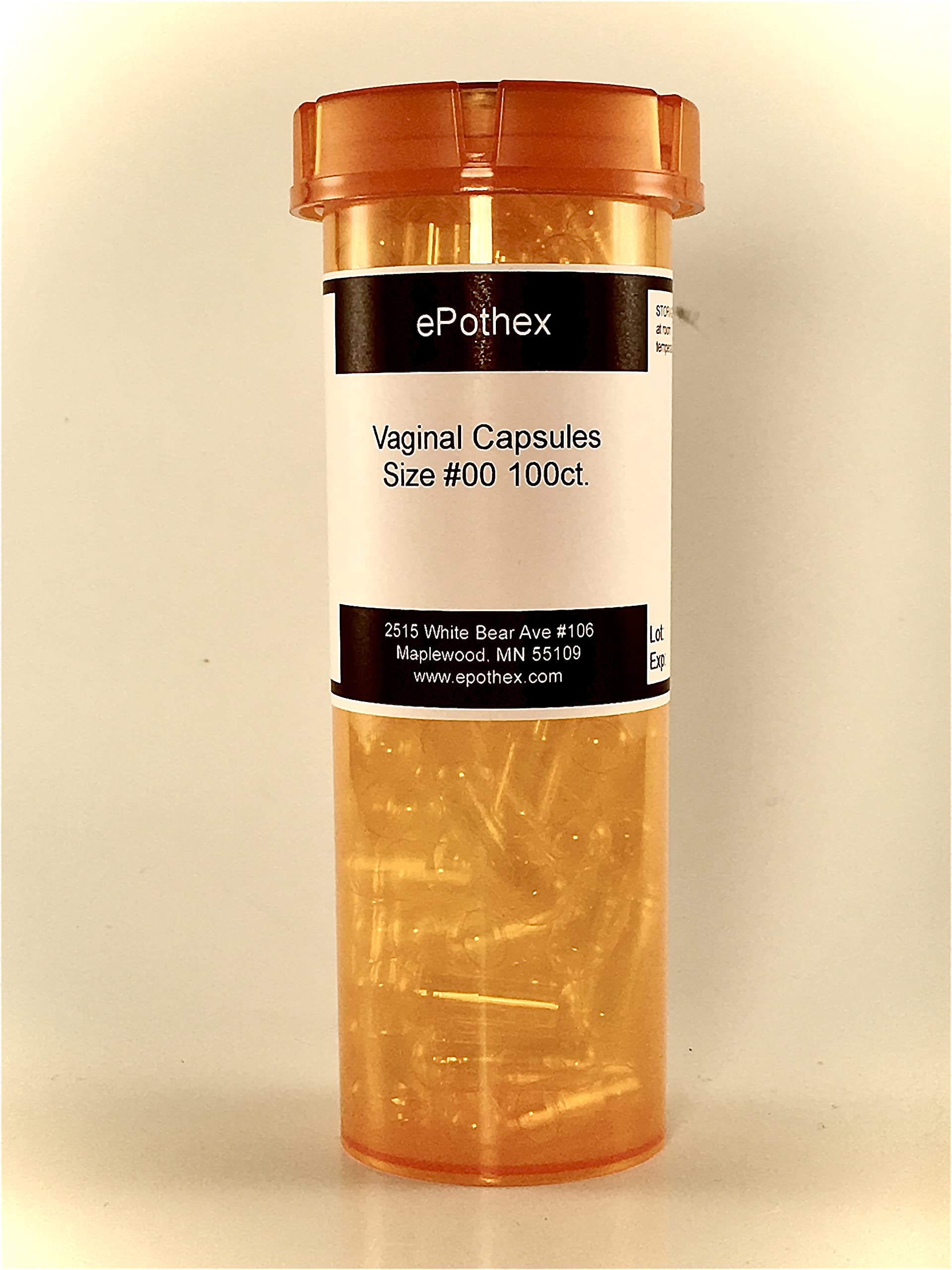 EPOTHEX Vaginal Capsule Suppositories - 100ct - Empty Non-Seperated- Great for Boric Acid and Vaginal Probiotics EPOTHEX buy supplements canada
