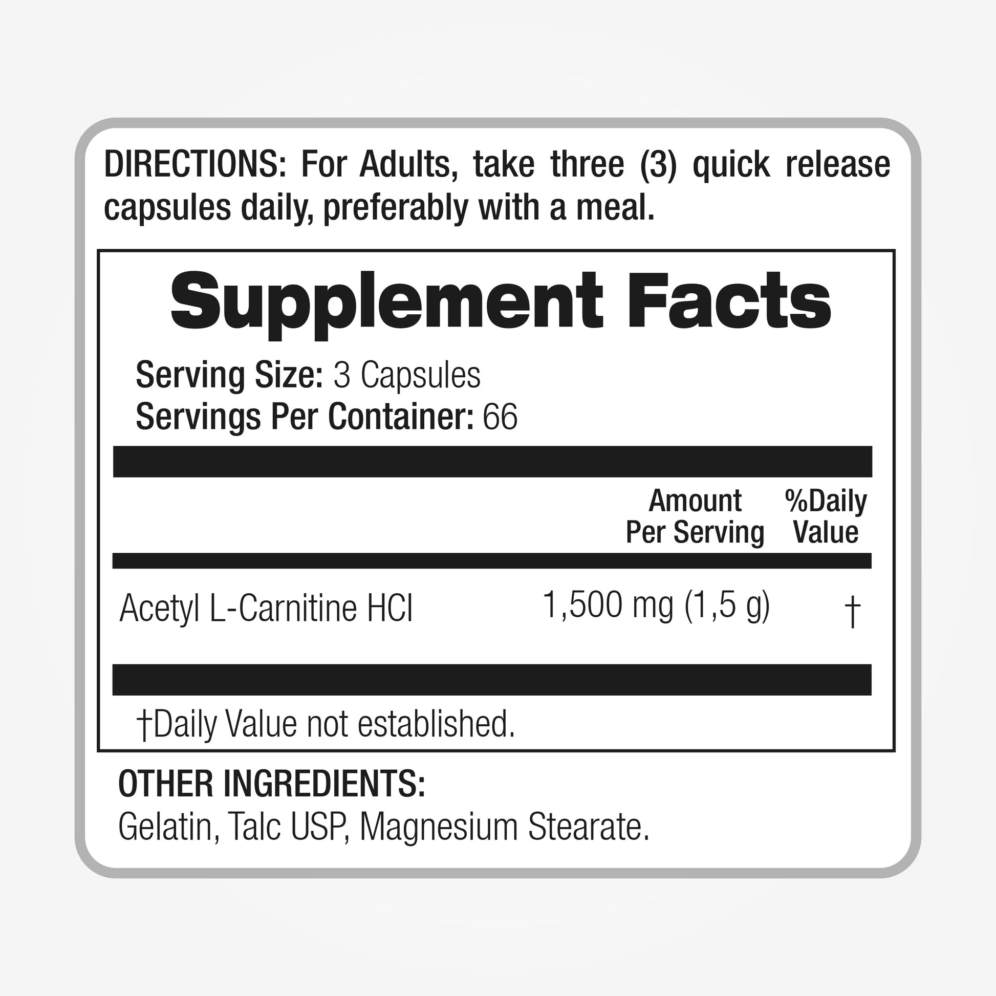 Lab - l carnitine - 1500 mg per Serving, 200 Capsules, l-carnitine - High Potency of - Acetyl FITO MEDIC'S buy supplements canada