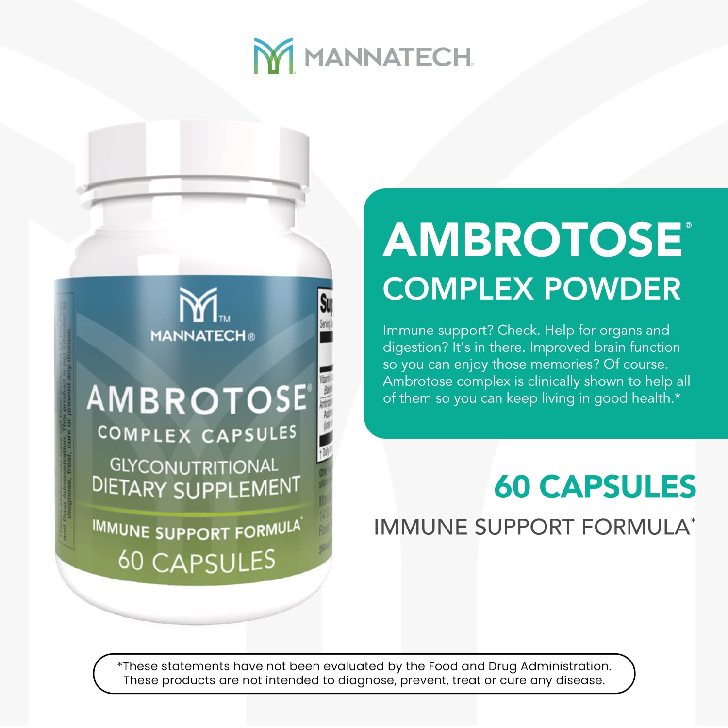 Mannatech® Ambrotose® Complex 60 Capsules Mannatech buy supplements canada