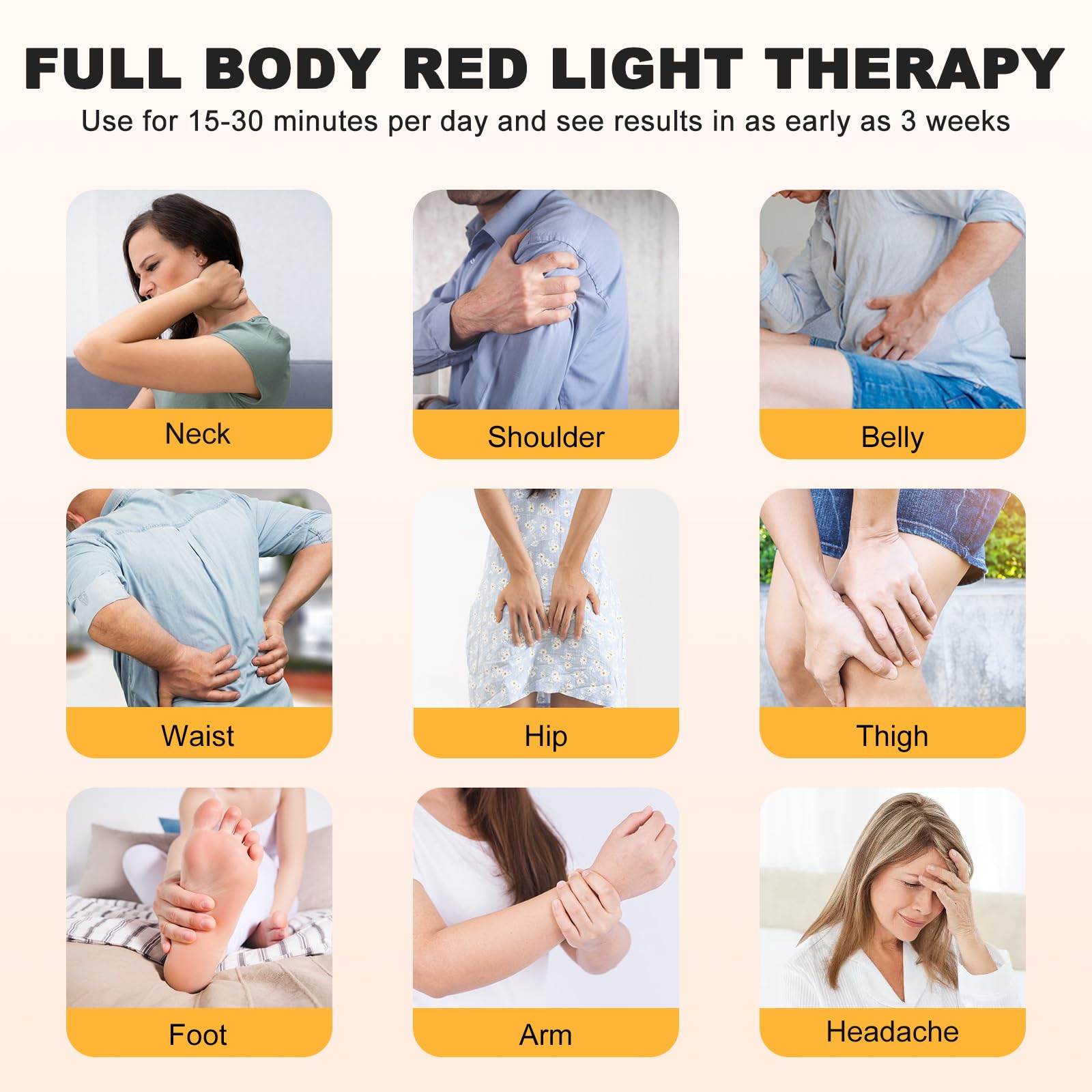 Rutollmit Red Light Therapy Mat - Experience Relaxation with 225 LEDs, 660nm Red Light Rutollmit buy supplements canada