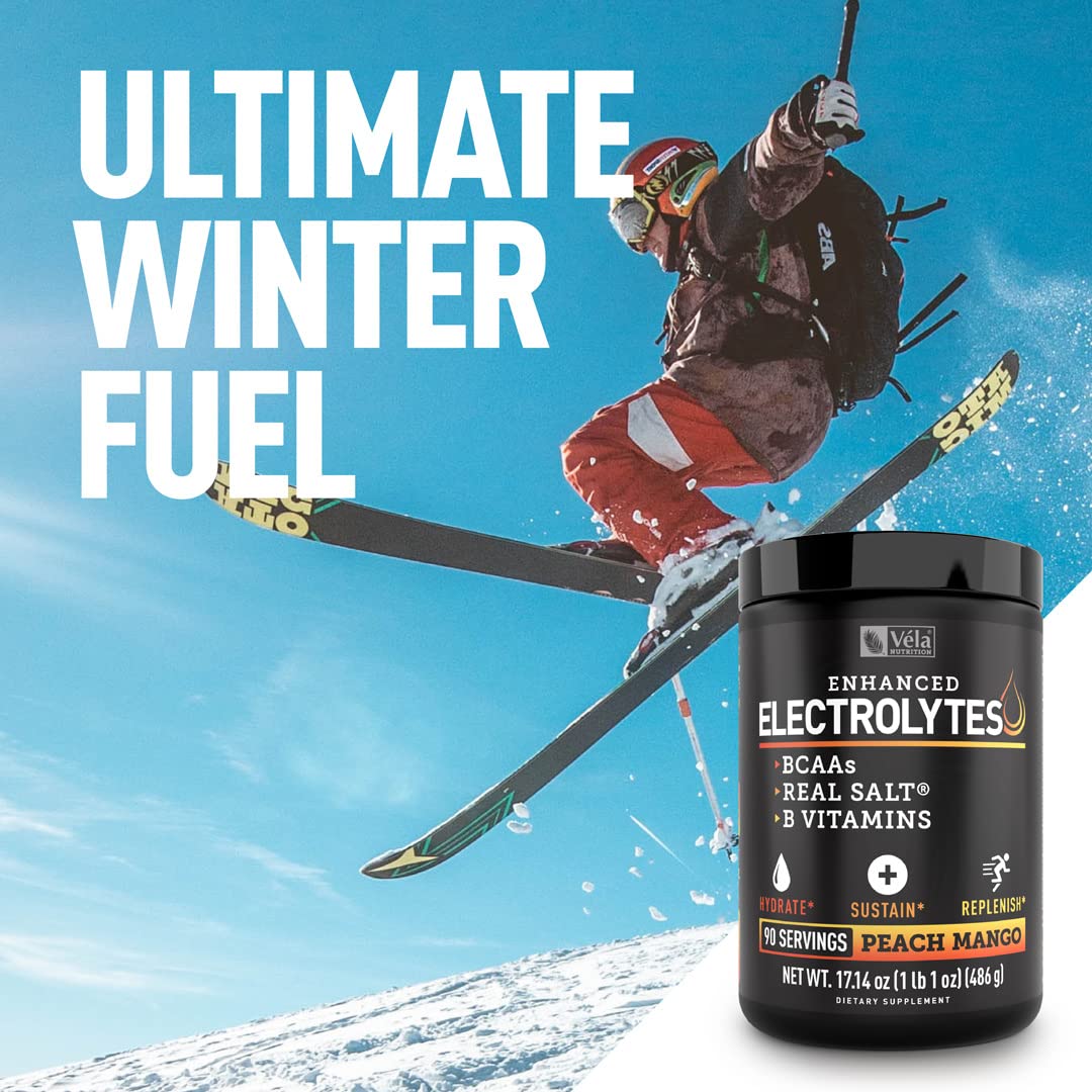 Enhanced Electrolyte Powder (Peach Mango | 90ct.) + BCAA, B-Vitamins & Real Salt Zeal Naturals buy supplements canada