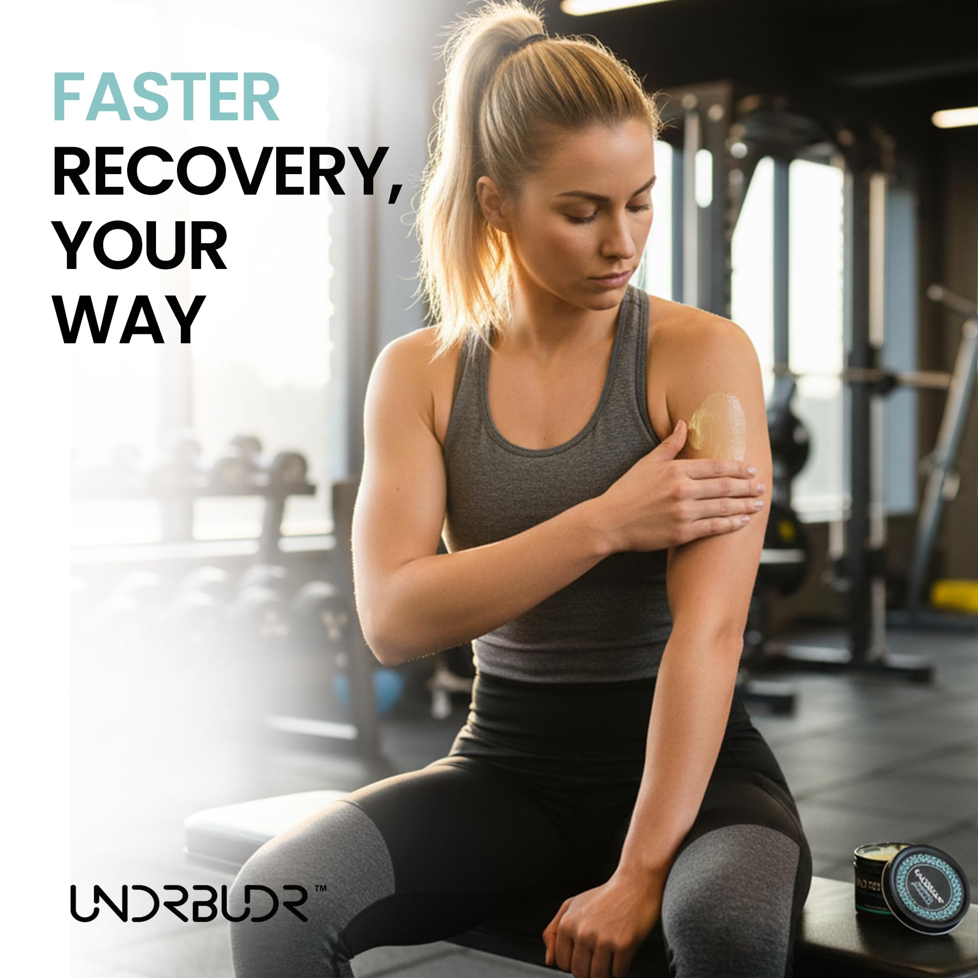 UNDRBUDR Post-Activity Recovery Muscle Rub Salve with Arnica, Comfrey & Essential Oils- Balm for Muscle Soreness, Joint Discomfort & Post-Workout Recovery, Natural Formula for Active Lifestyles (3 oz) UNDRBUDR buy supplements canada