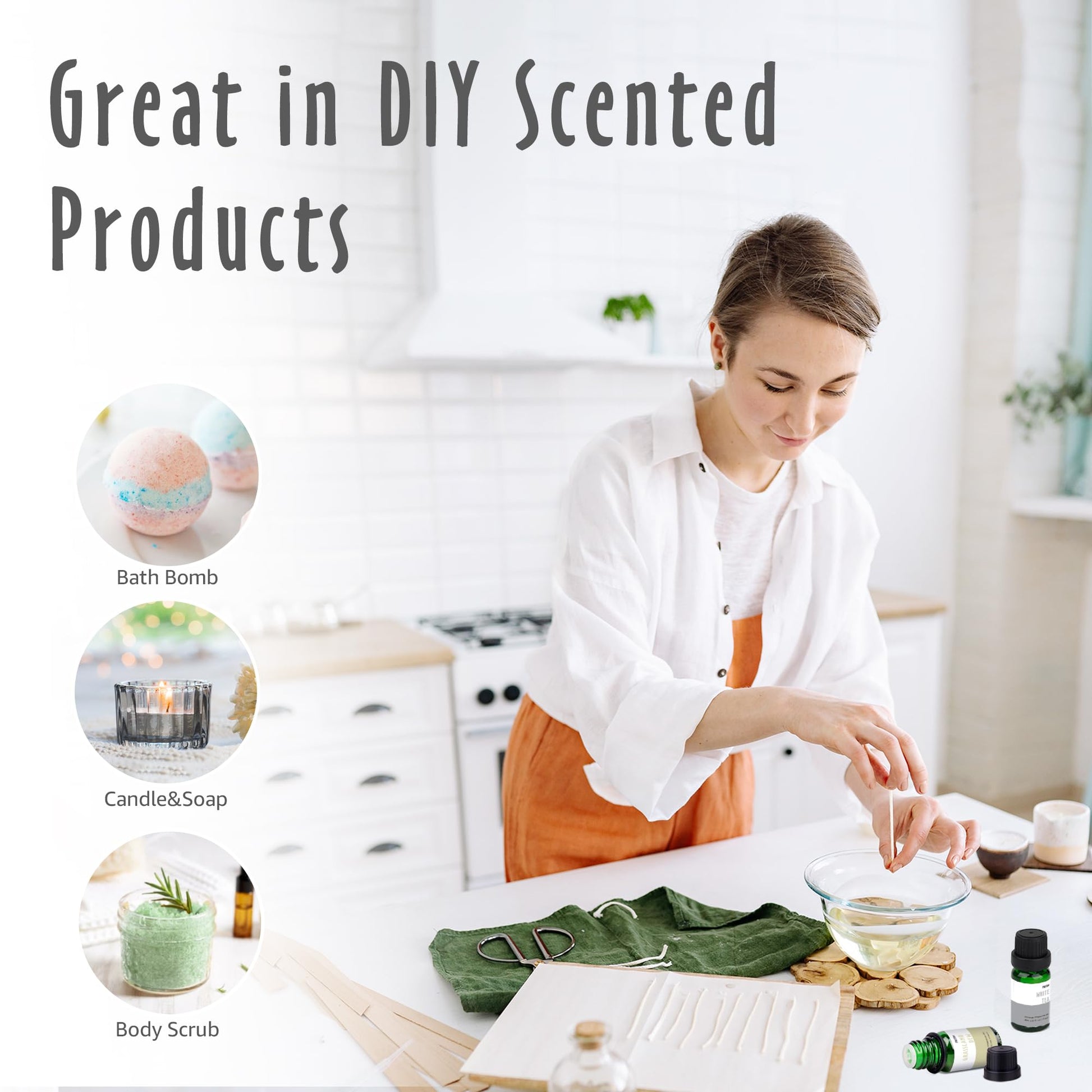 Fragrance Oils, MitFlor Hotel Collection Diffuser Oil for Home, Soap & Candle Making Scents MitFlor buy supplements canada