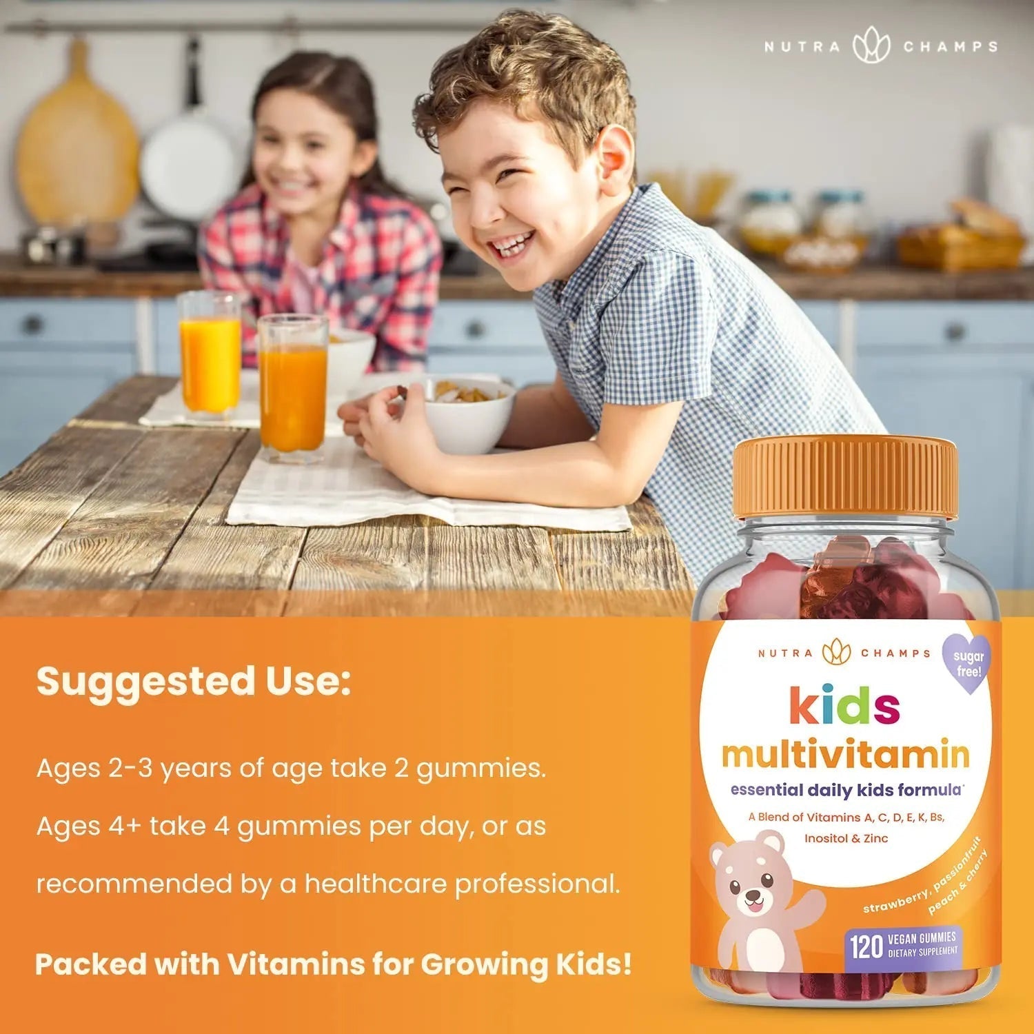 NutraChamps Kids Multivitamins & Kids Magnesium Gummies NutraChamps buy supplements canada