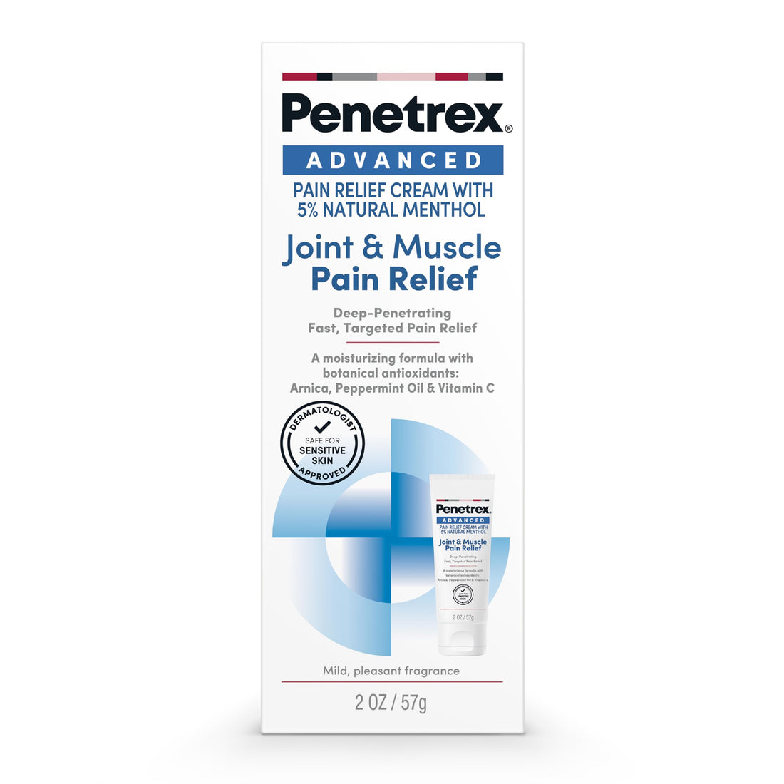 Penetrex Advanced Joint & Muscle Pain Relief Cream, 2 Oz - Natural Menthol 5% External Analgesic with A Blend of Antioxidants: Arnica, Peppermint Oil & Vitamin C Penetrex buy supplements canada