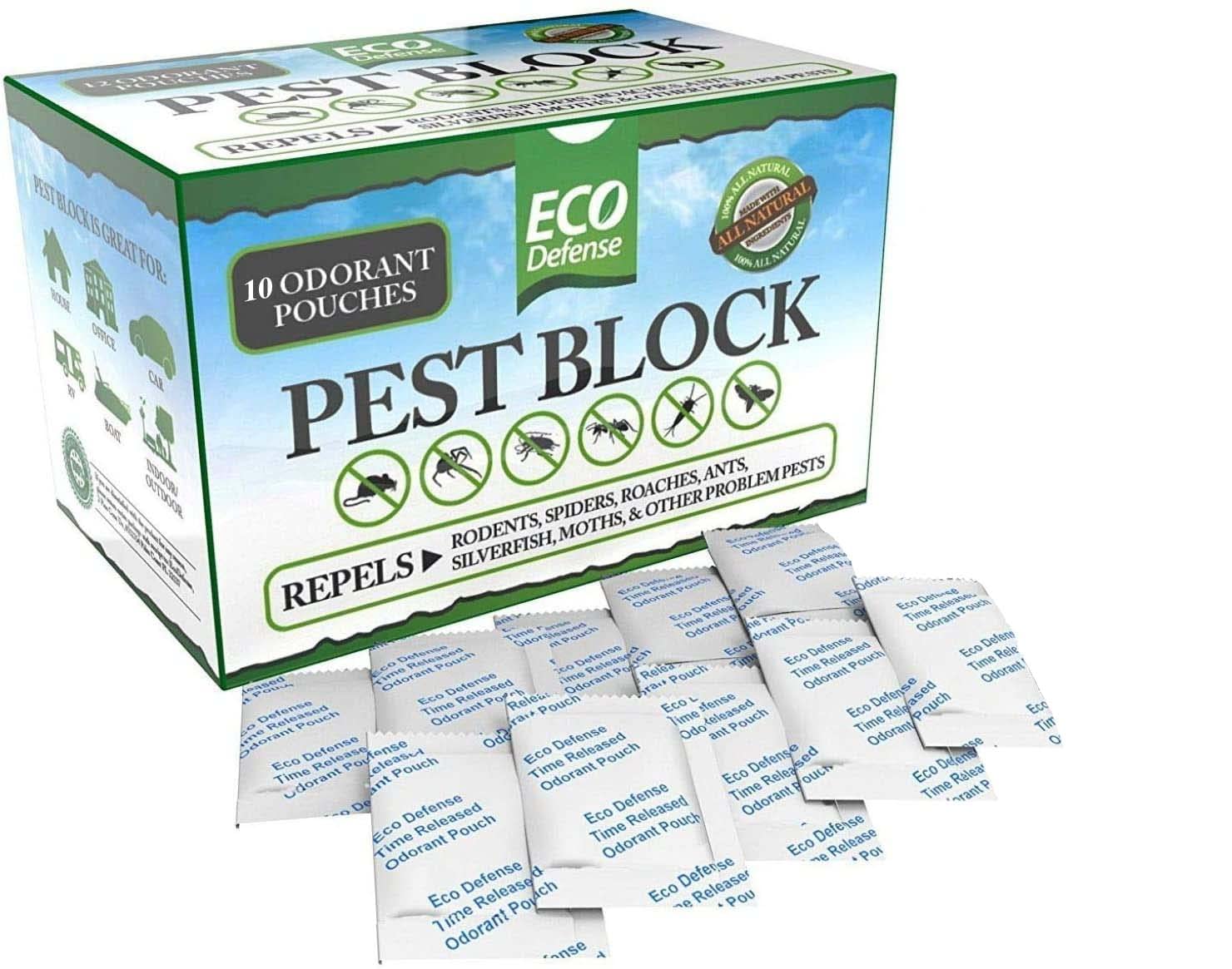 Eco Defense Pest Control Pouches - All Natural - Repels Rodents, Spiders Eco Defense buy supplements canada