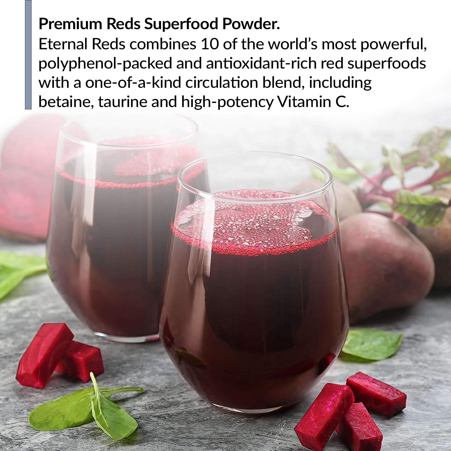 BioTrust Eternal Reds, Red Superfoods Powder, Support for Heart Health and Circulation, Energy, Stamina, No Added Sugar or Caffeine, Naturally Flavored and Sweetened, Berry Flavor (30 Servings) BioTrust buy supplements canada