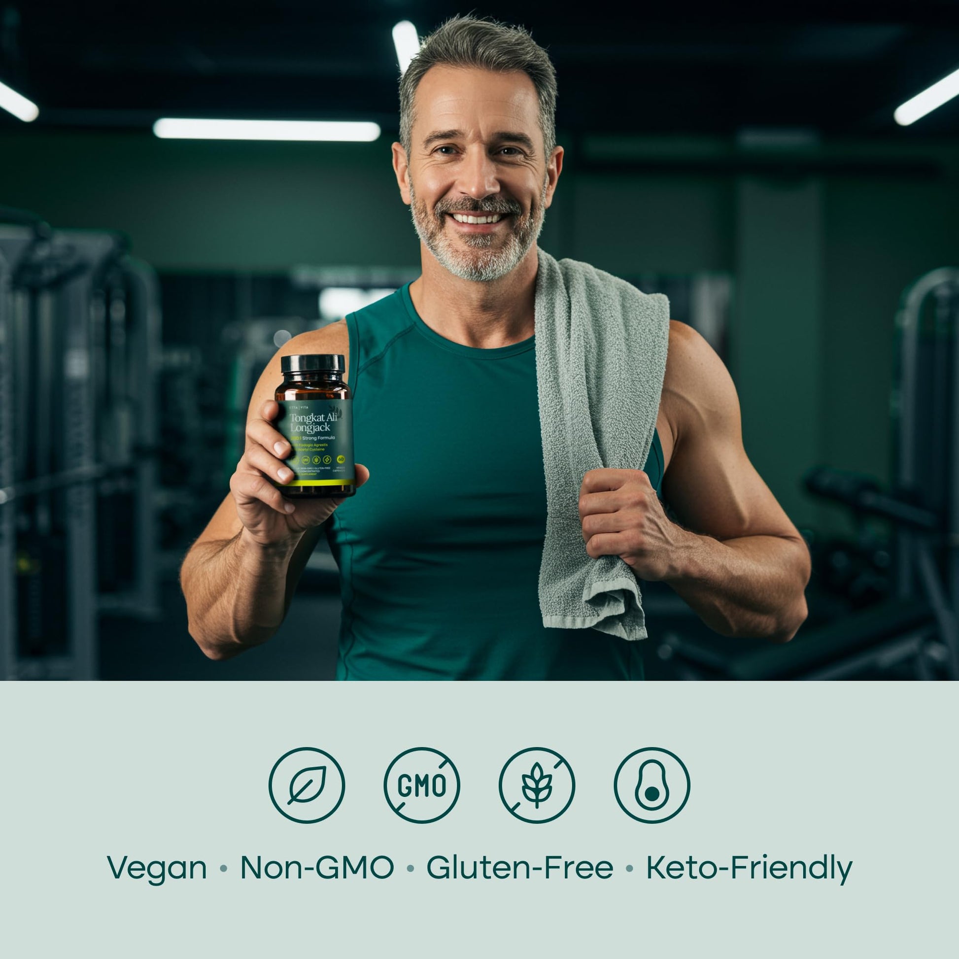 Potent Longjack - Tongkat Ali & Fadogia Agrestis Supplement for Men & Womens Energy, T Support, Lean Muscle Growth & Recovery, Hormonal Balance, Pre-Workout with Vegan NAC Liver Detox & Cleanse Etta Vita buy supplements canada