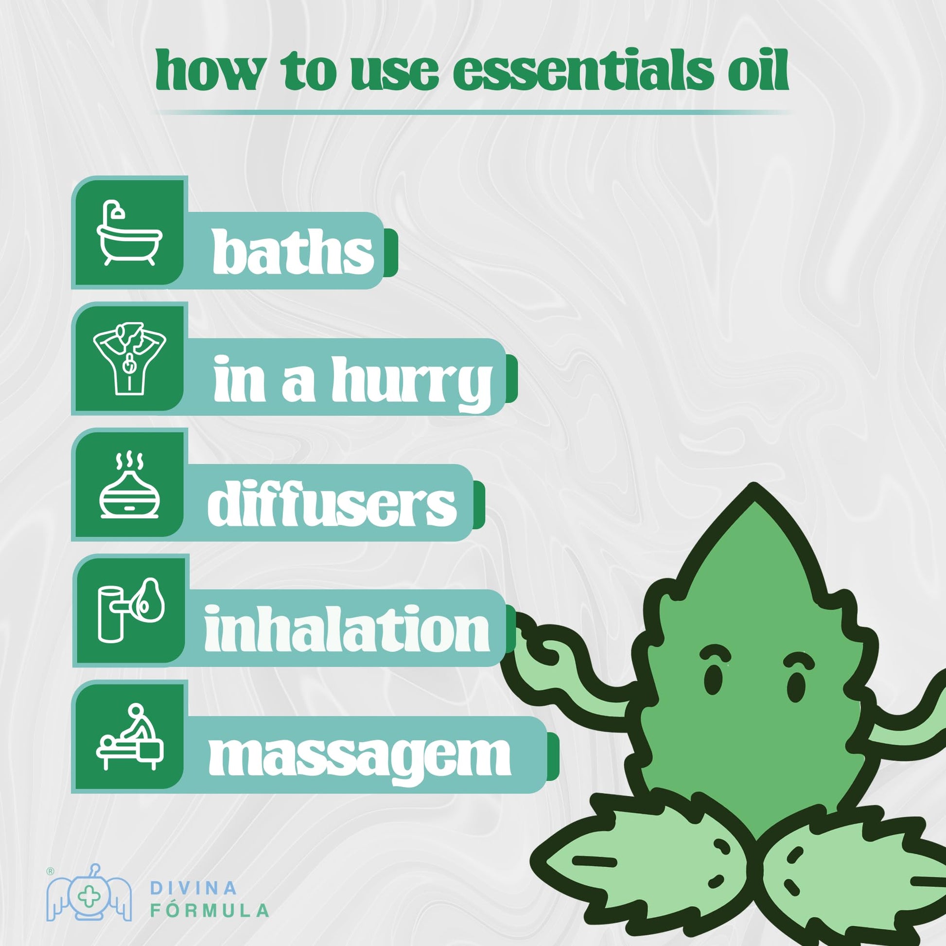 Divina Fórmula - 100% Pure Peppermint Essential Oil - Aromatherapy Oils, Essential Oils - Oil for Massage Divina FÓrmula buy supplements canada