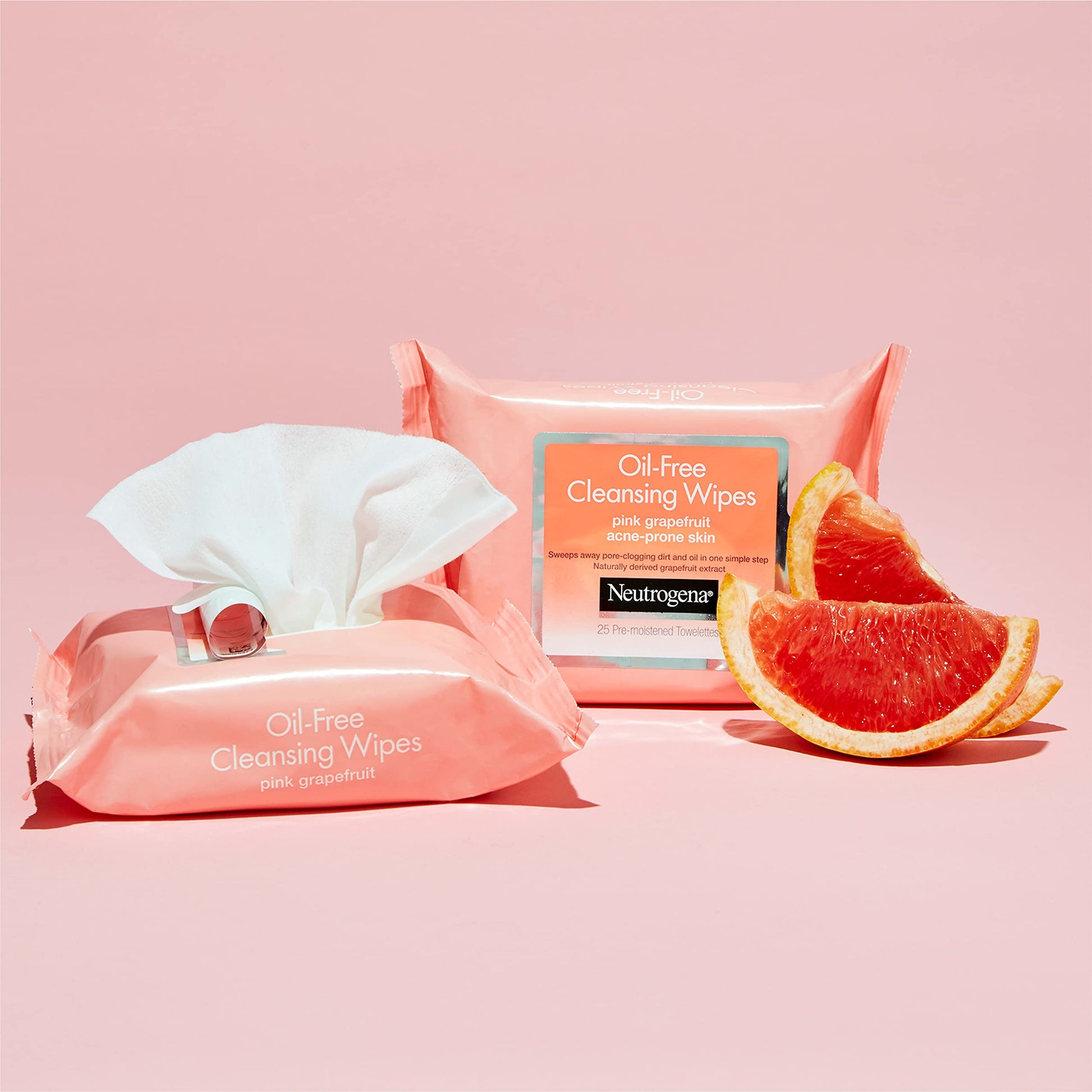 Neutrogena Makeup Remover Cleansing Towelettes, Pink Grapefruit, 25 Count, Twin Pack Neutrogena buy supplements canada