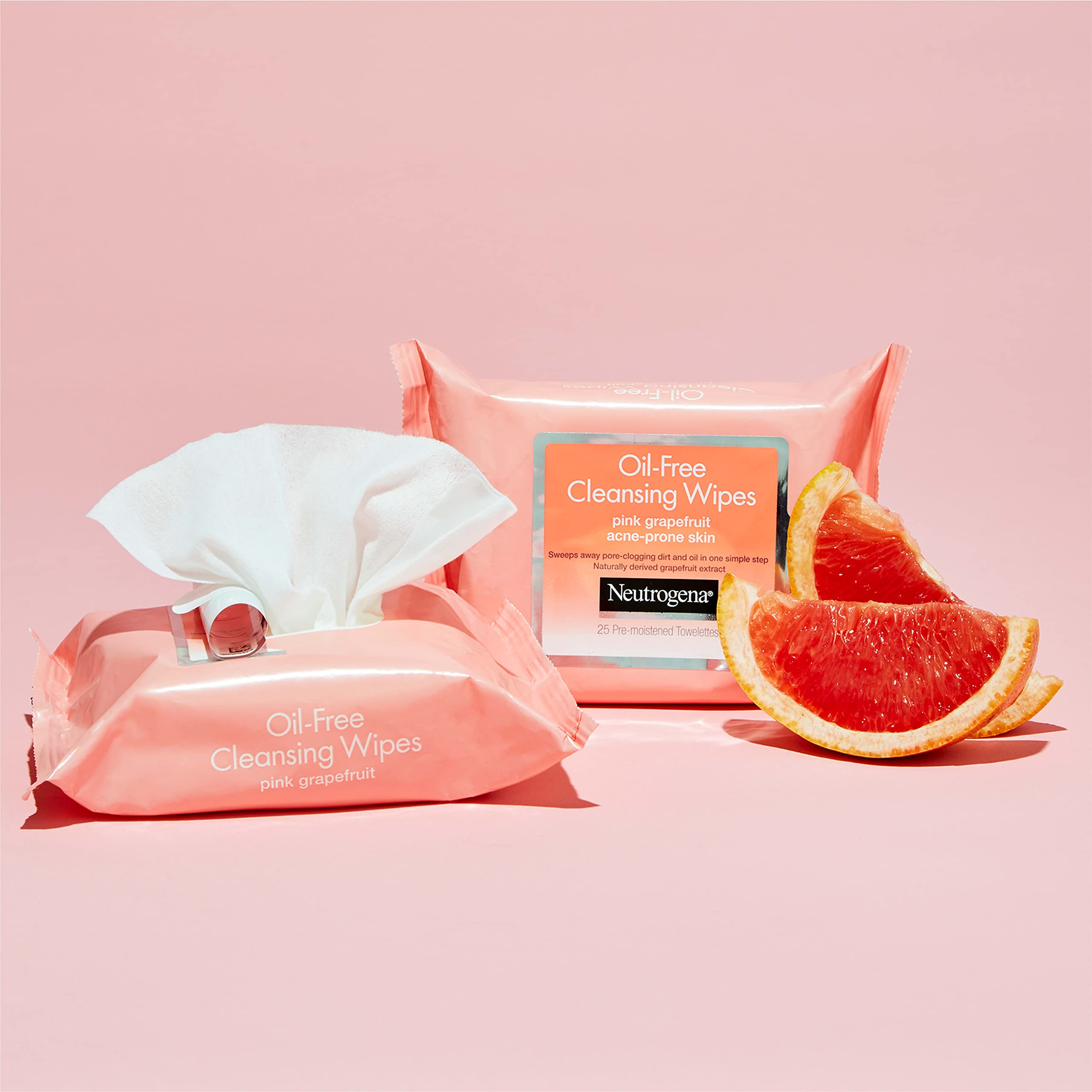 Neutrogena Makeup Remover Cleansing Towelettes, Pink Grapefruit, 25 Count, Twin Pack Neutrogena buy supplements canada