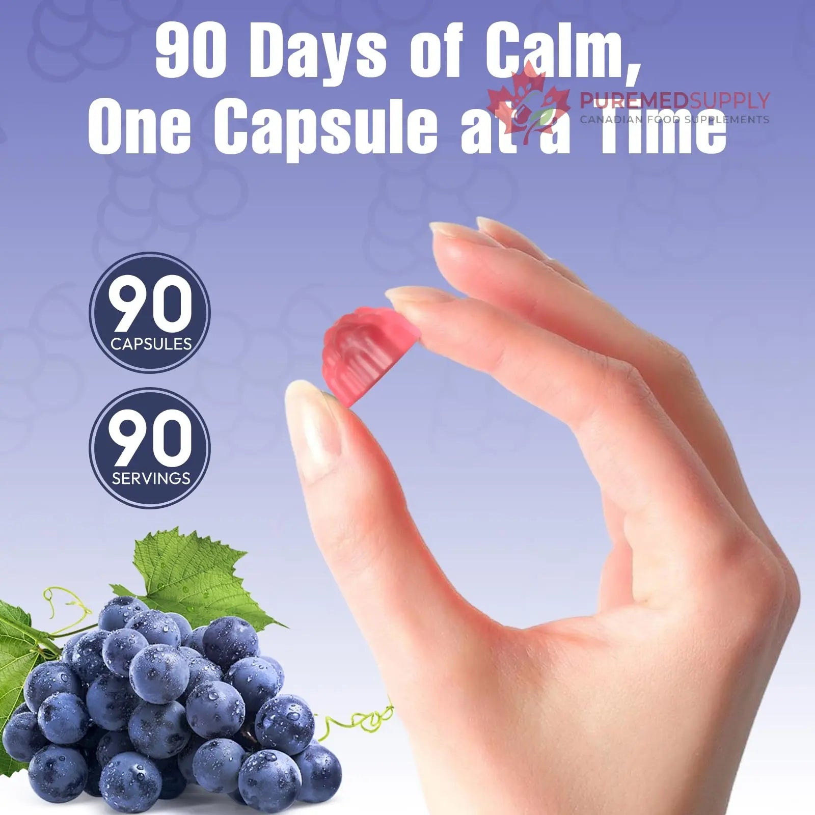 Magnesium Complex Gummies, Individually Packaged Magnesium Supplement, Magnesium Chelate, Bisglycinate, Malate, Citrate, Taurate Chewable for Women & Men,Sleep&Muscle&Nerve Health, Vegan 90 Counts DIAYAC buy supplements canada