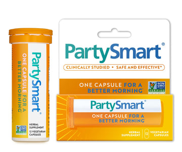 Himalaya PartySmart, 12 Capsule Tube - Alcohol Breakdown Liver Support for a Better Morning After Drinking - Plant Based, Vegan, Non-GMO Himalaya buy supplements canada