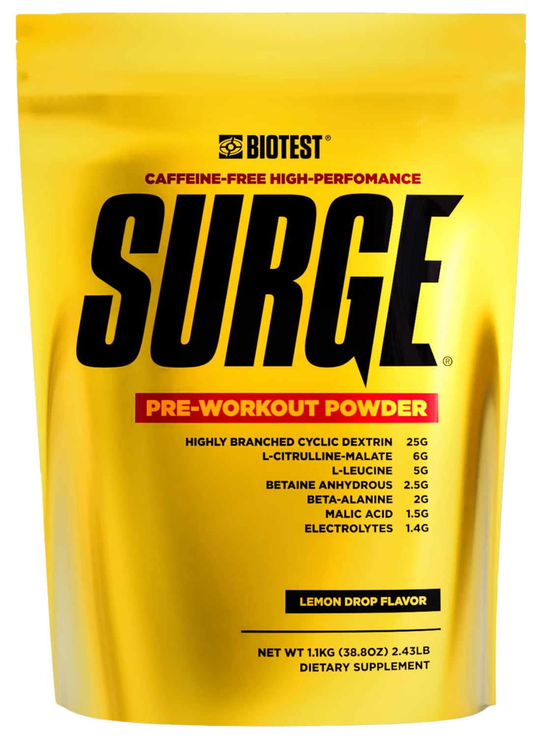 Biotest Surge Workout Nutrition - 25 g Highly Branched Cyclic Dextrin, 6.5 g Citrulline Biotest buy supplements canada