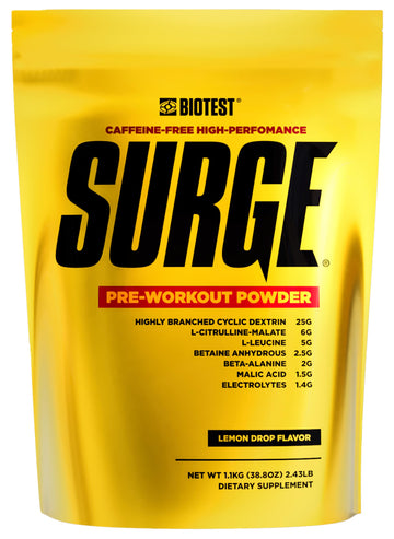 Biotest Surge Workout Nutrition - 25 g Highly Branched Cyclic Dextrin, 6.5 g Citrulline Biotest buy supplements canada