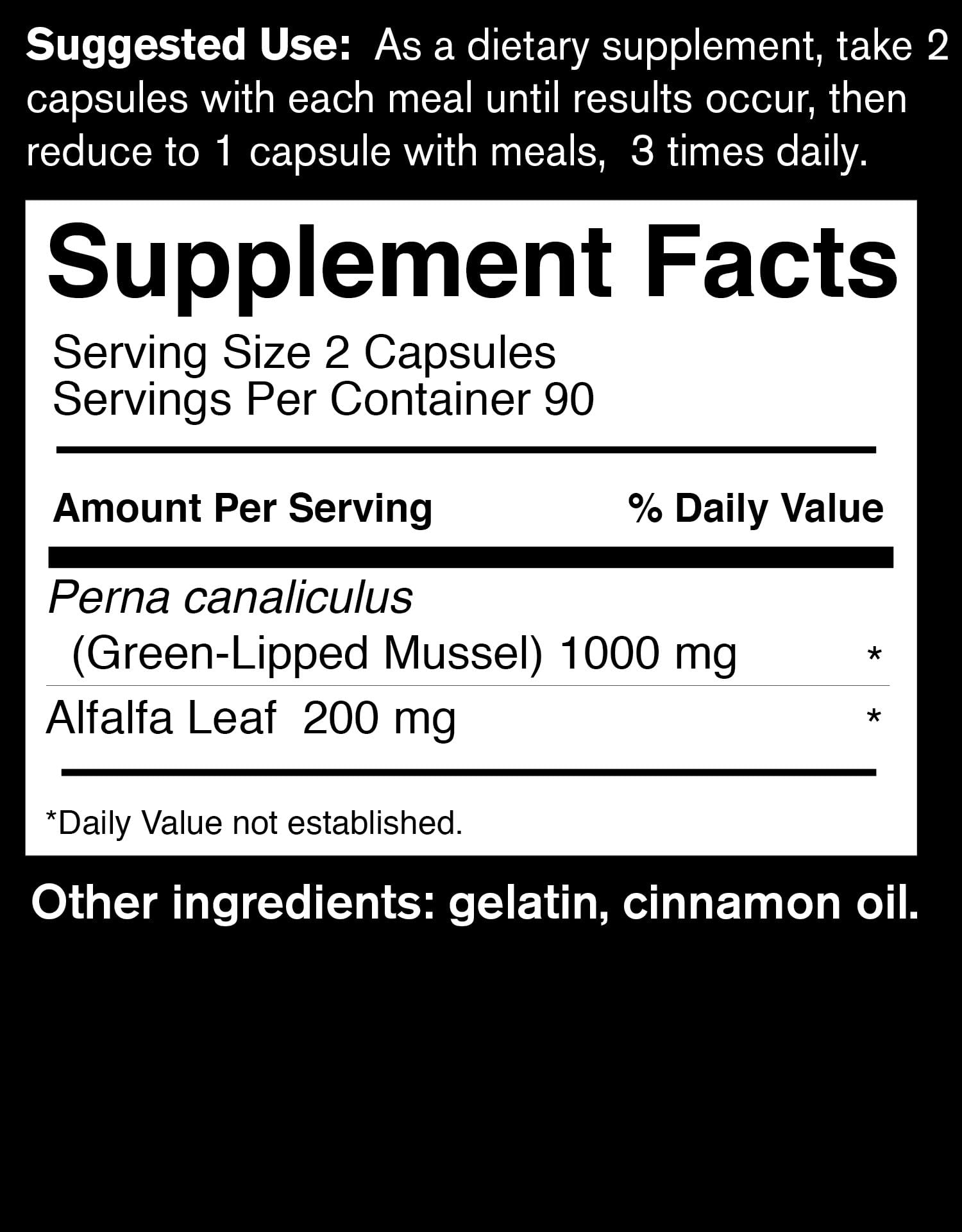 DAVINCI FoodScience of Vermont Sea Mussel, Green-Lipped Mussel Joint Supplement Capsules, 180 Count DAVINCI buy supplements canada