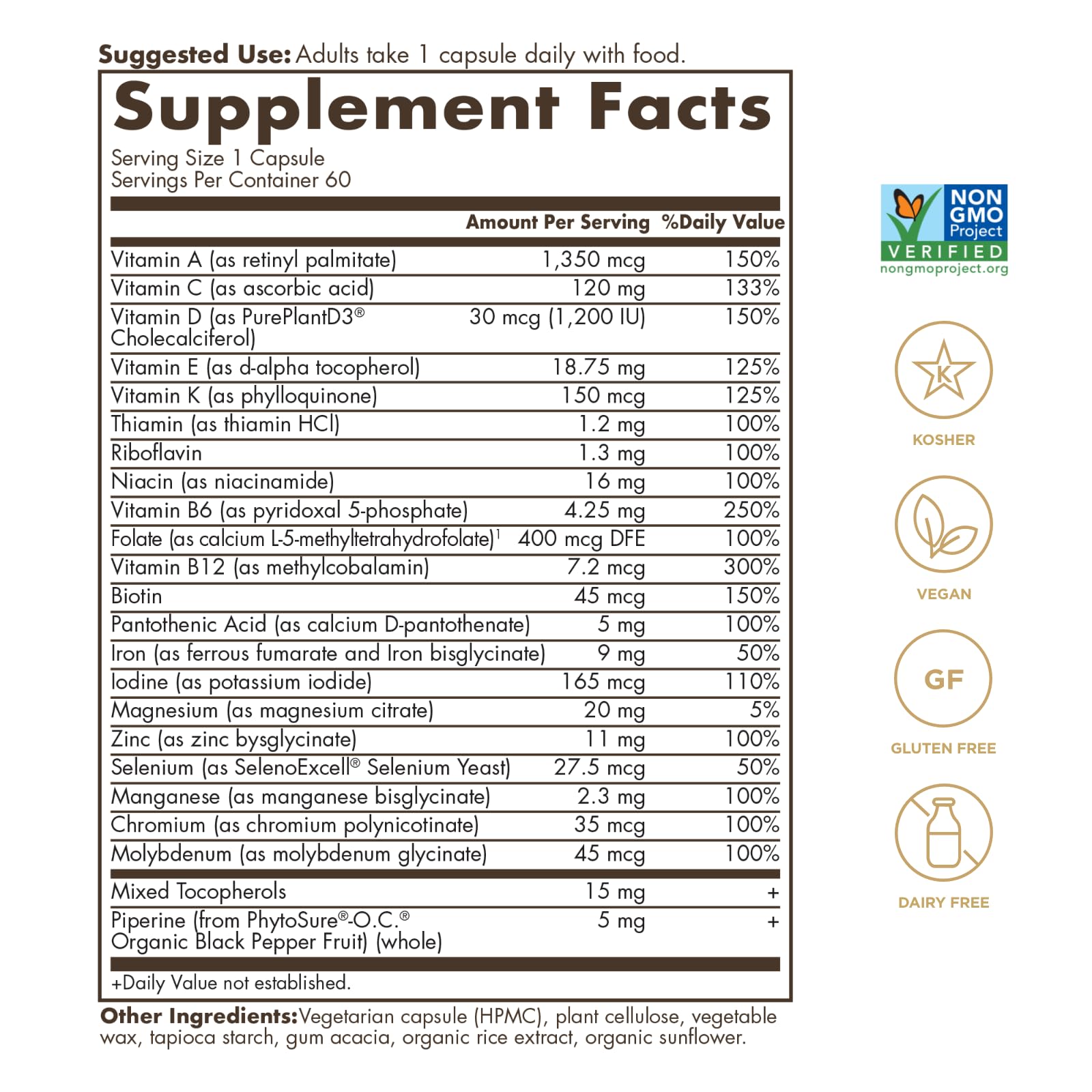 SOLGAR One a Day Women & Mens Bundle:Daily Women's Multi Whole Body Support, 60 Servings + Daily Men's Multivitamin Whole Body Support Supplement, 60 Servings SOLGAR buy supplements canada