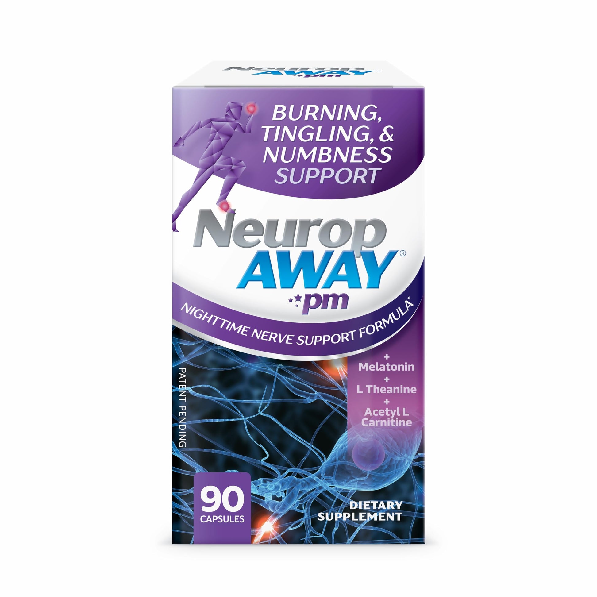 NeuropAWAY Nerve Support PM | 90 Capsules NeuropAWAY buy supplements canada