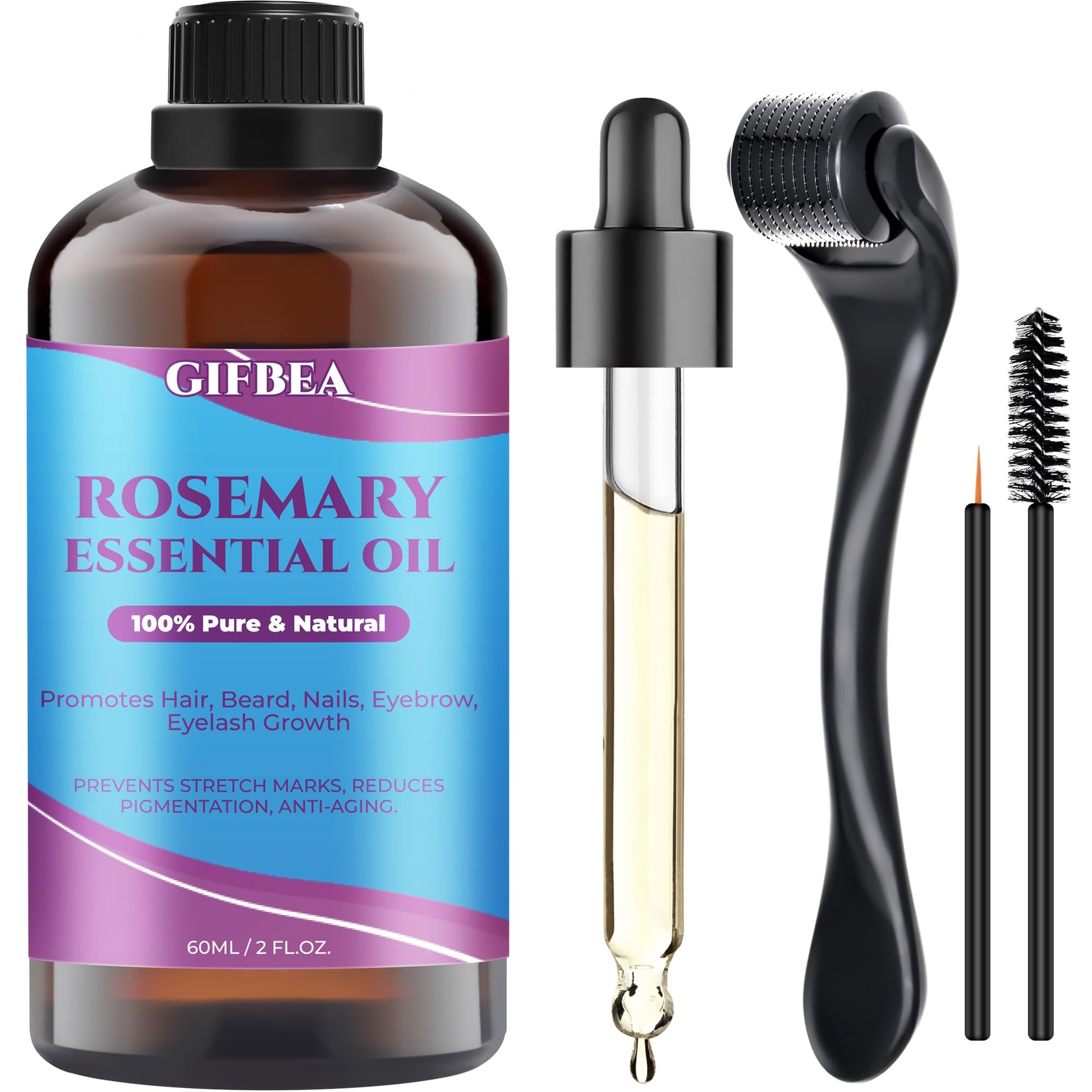 Rosemary Oil for Hair Growth,100% Pure Undiluted Light-Weight Non-Greasy Rosemary Essential Oil GIFBEA buy supplements canada